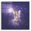 Epic Art 'Girl With Night Flower' by Kirk Reinert, Acrylic Glass Wall Art