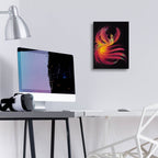 Epic Art 'Phoenix' by Kirk Reinert, Acrylic Glass Wall Art,12x16