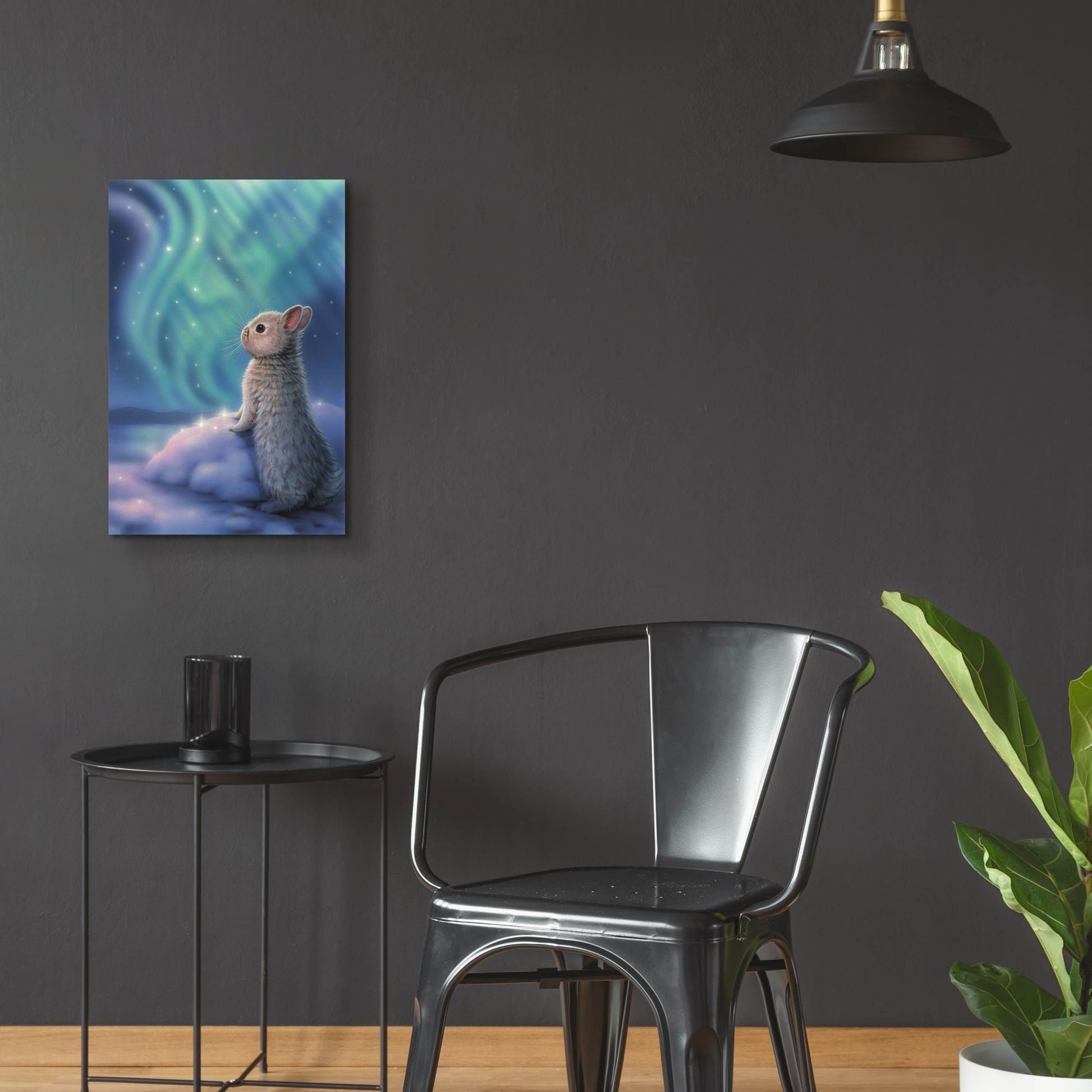 Epic Art 'Aurora Bunny' by Kirk Reinert, Acrylic Glass Wall Art,16x24