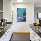 Epic Art 'Aurora Bunny' by Kirk Reinert, Acrylic Glass Wall Art,24x36