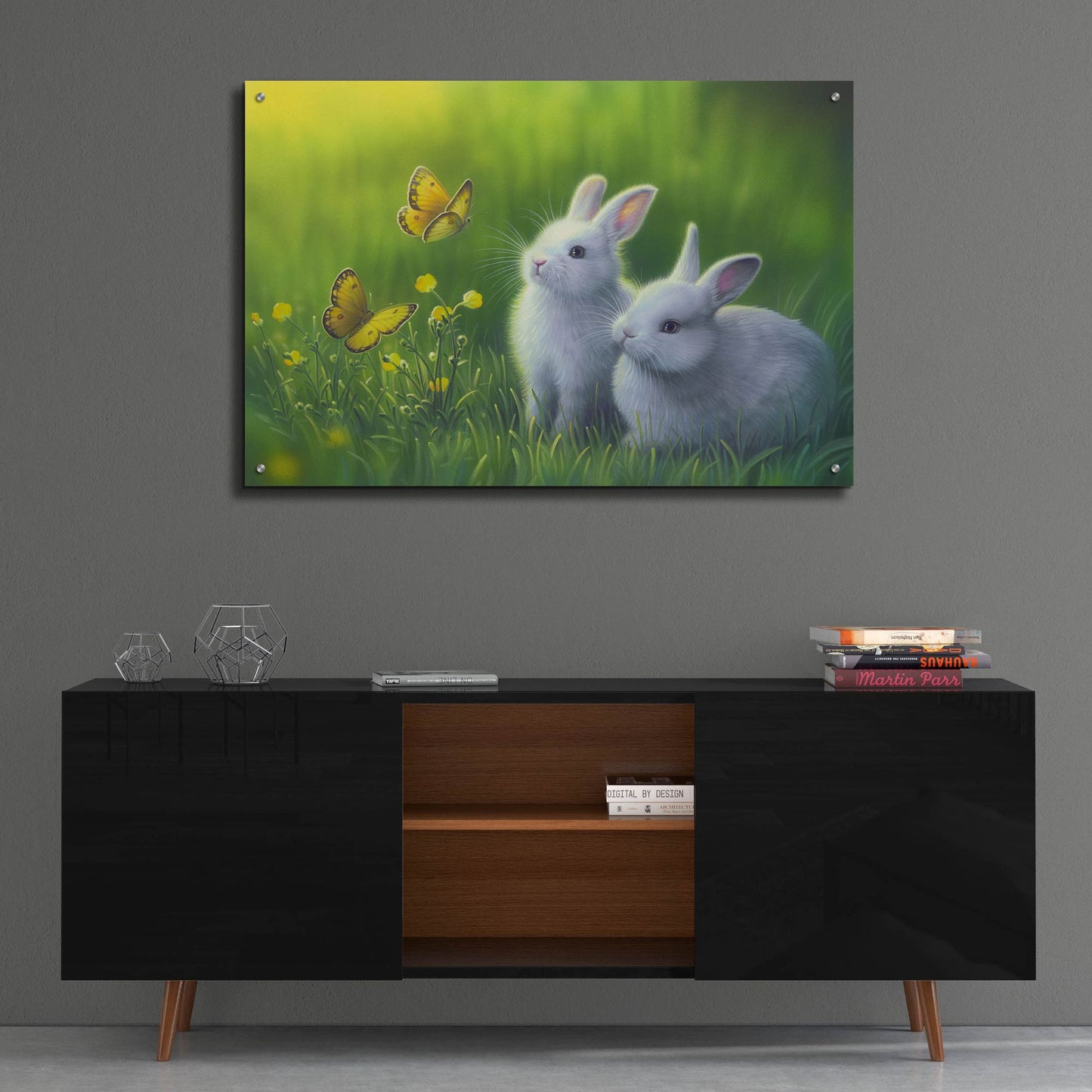 Epic Art 'Buttercups' by Kirk Reinert, Acrylic Glass Wall Art,36x24