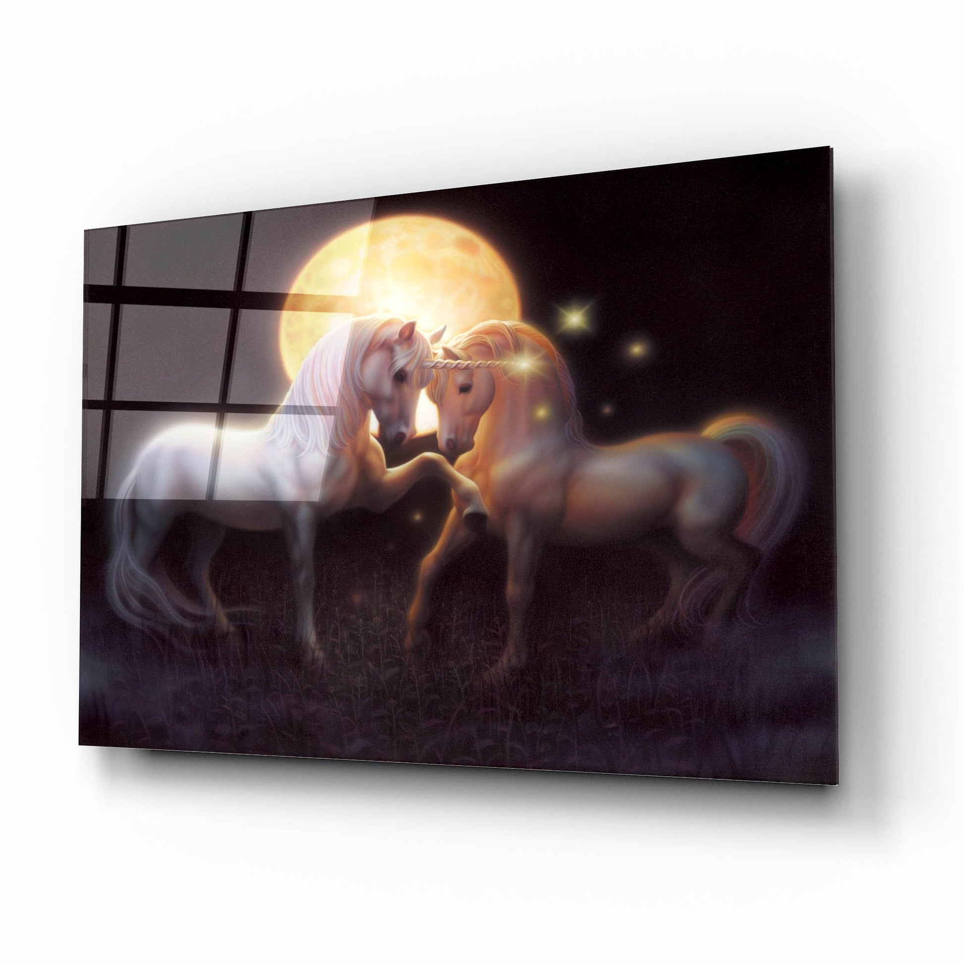 Epic Art 'Moondance' by Kirk Reinert, Acrylic Glass Wall Art,16x12