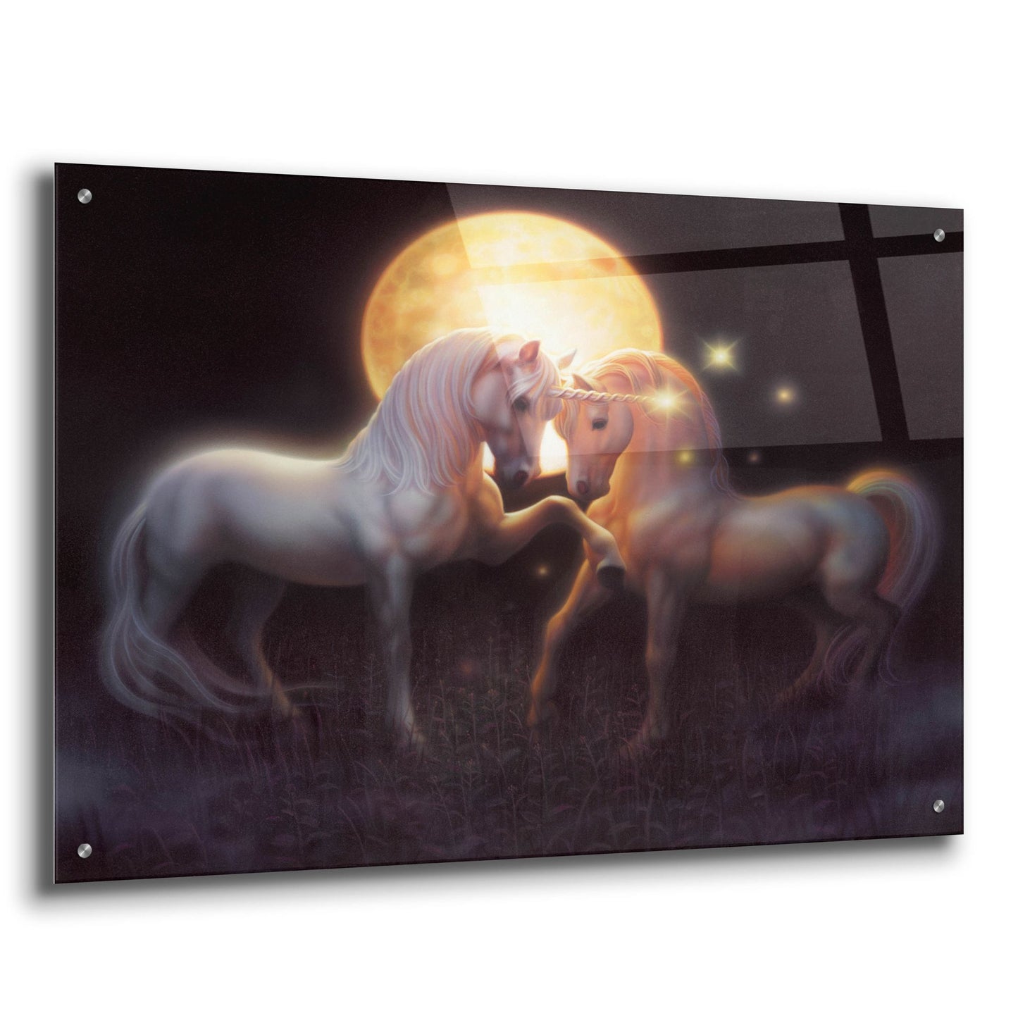 Epic Art 'Moondance' by Kirk Reinert, Acrylic Glass Wall Art,36x24