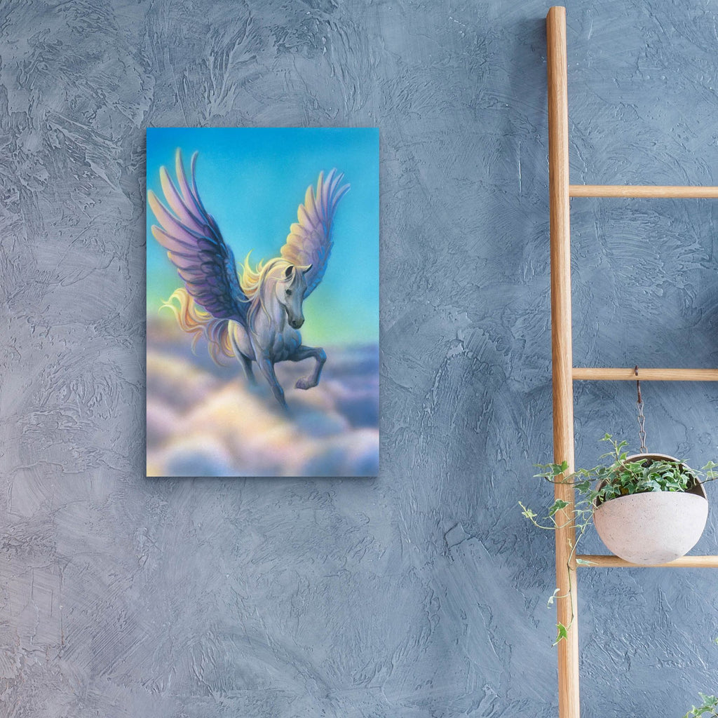 Epic Art 'Pegasus' by Kirk Reinert, Acrylic Glass Wall Art,16x24