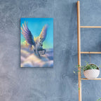 Epic Art 'Pegasus' by Kirk Reinert, Acrylic Glass Wall Art,16x24