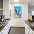 Epic Art 'Pegasus' by Kirk Reinert, Acrylic Glass Wall Art,24x36