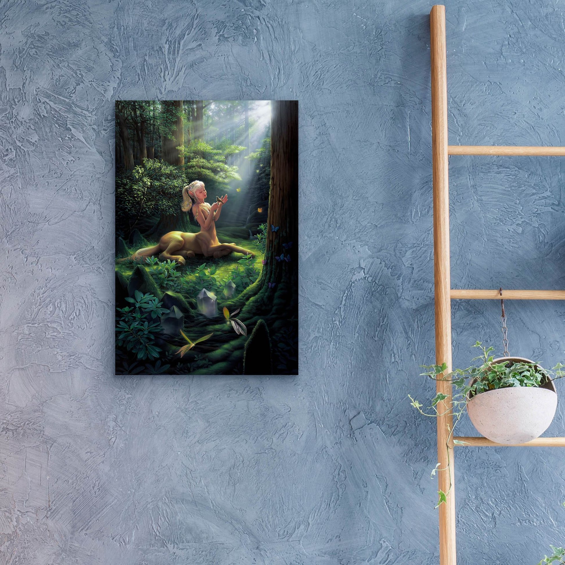 Epic Art 'Forest Princess' by Kirk Reinert, Acrylic Glass Wall Art,16x24