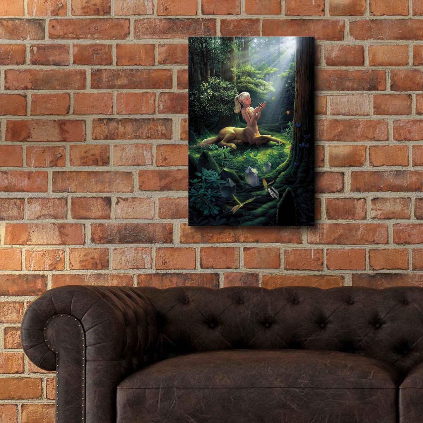 Epic Art 'Forest Princess' by Kirk Reinert, Acrylic Glass Wall Art,16x24