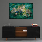 Epic Art 'Blueberry Lunch' by Kirk Reinert, Acrylic Glass Wall Art,36x24