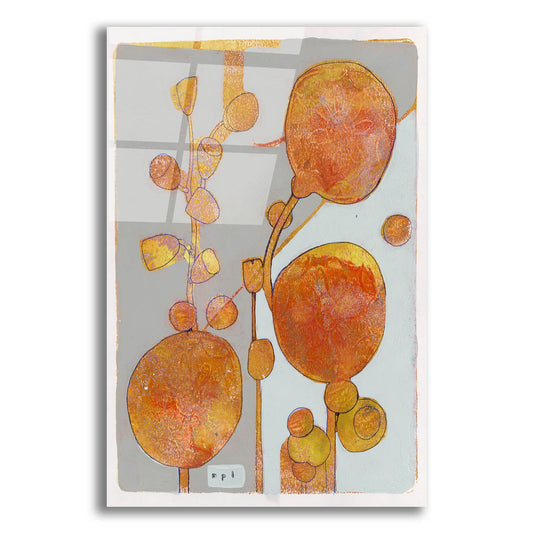 Epic Art 'Orange Seed Pods 3' by Maria Pietri, Acrylic Glass Wall Art