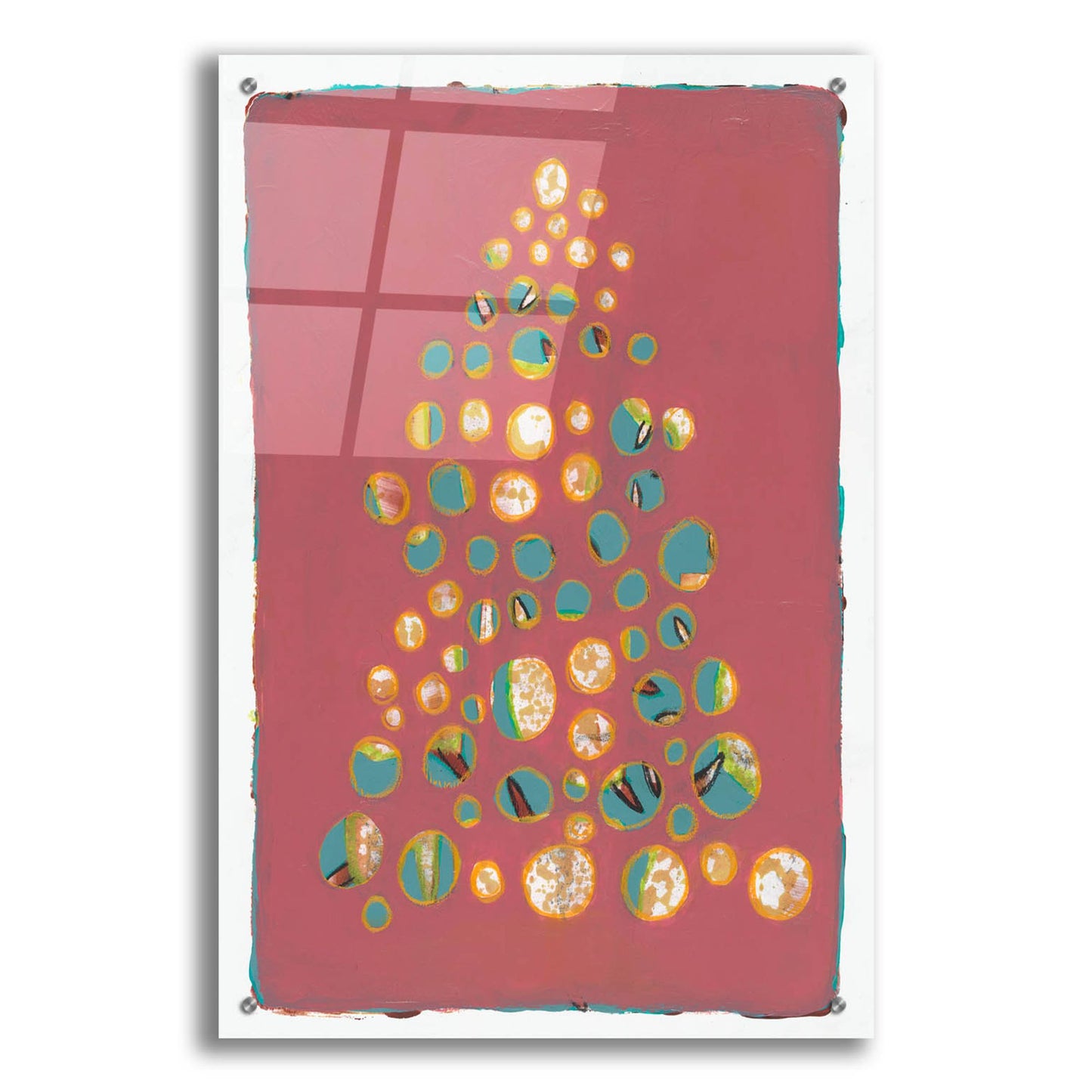 Epic Art 'Xmas Tree 4' by Maria Pietri, Acrylic Glass Wall Art