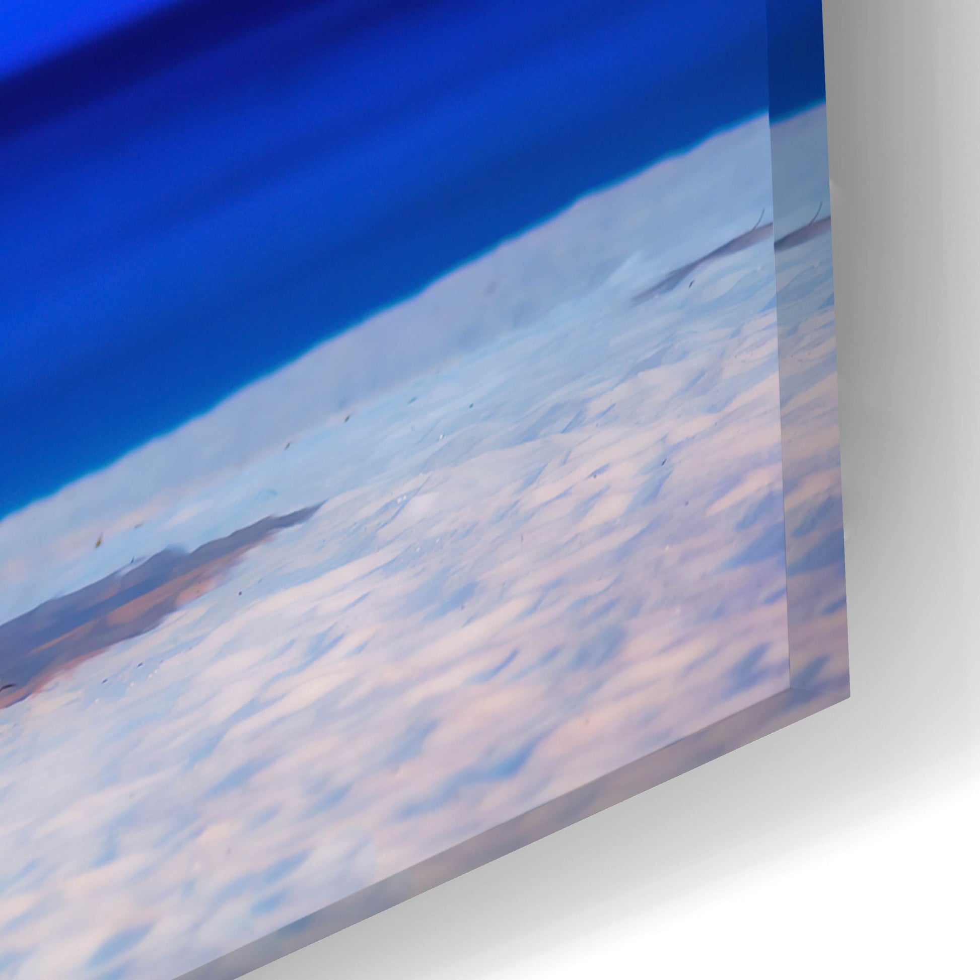 Epic Art 'Aruba Beach Umbrella' by Mark A Paulda, Acrylic Glass Wall Art,24x16