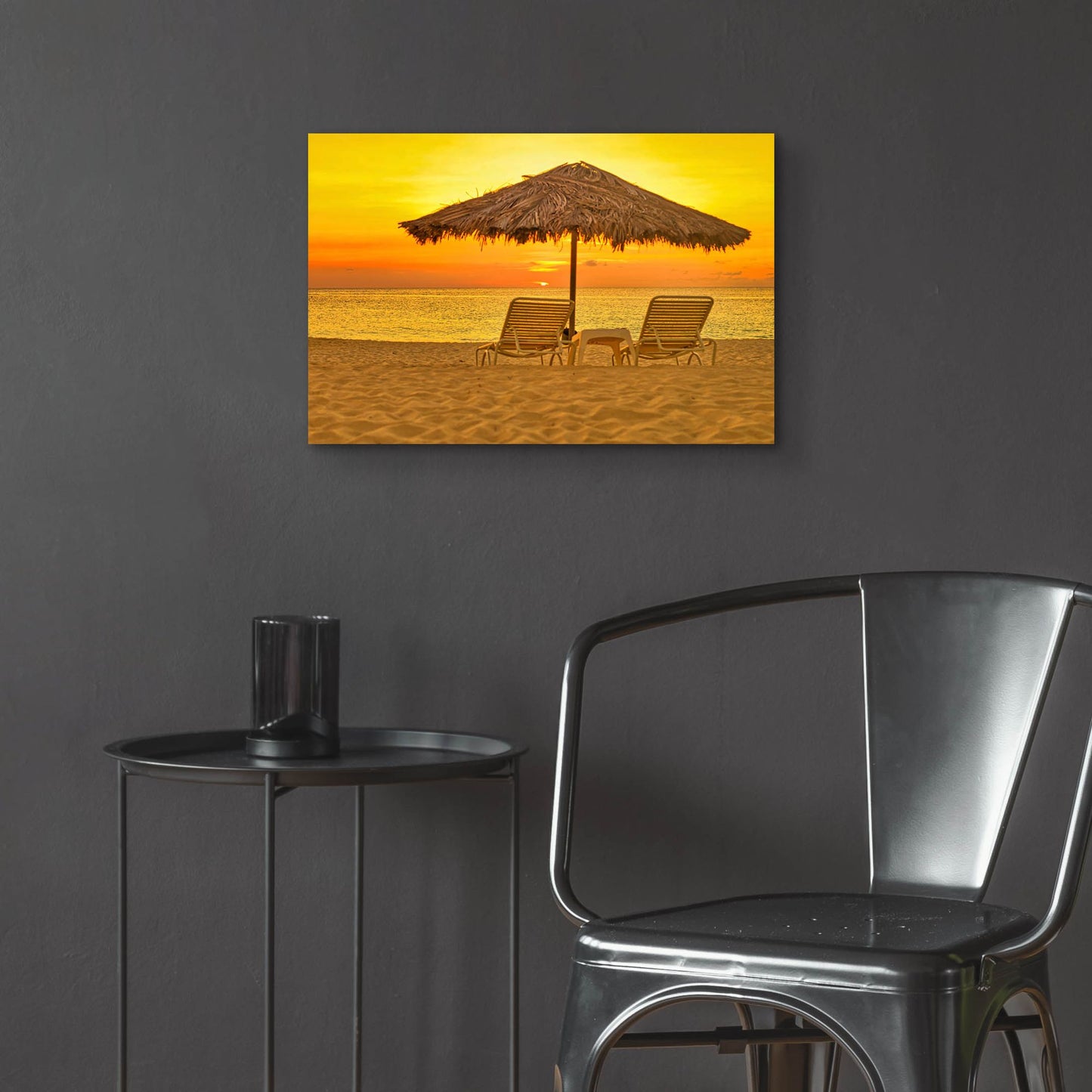 Epic Art 'Aruba Relax' by Mark A Paulda, Acrylic Glass Wall Art,24x16