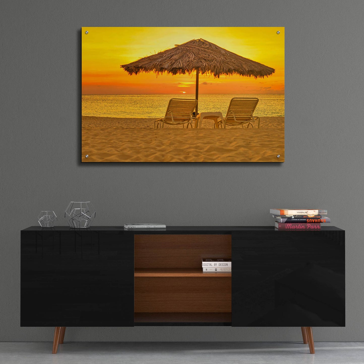 Epic Art 'Aruba Relax' by Mark A Paulda, Acrylic Glass Wall Art,36x24