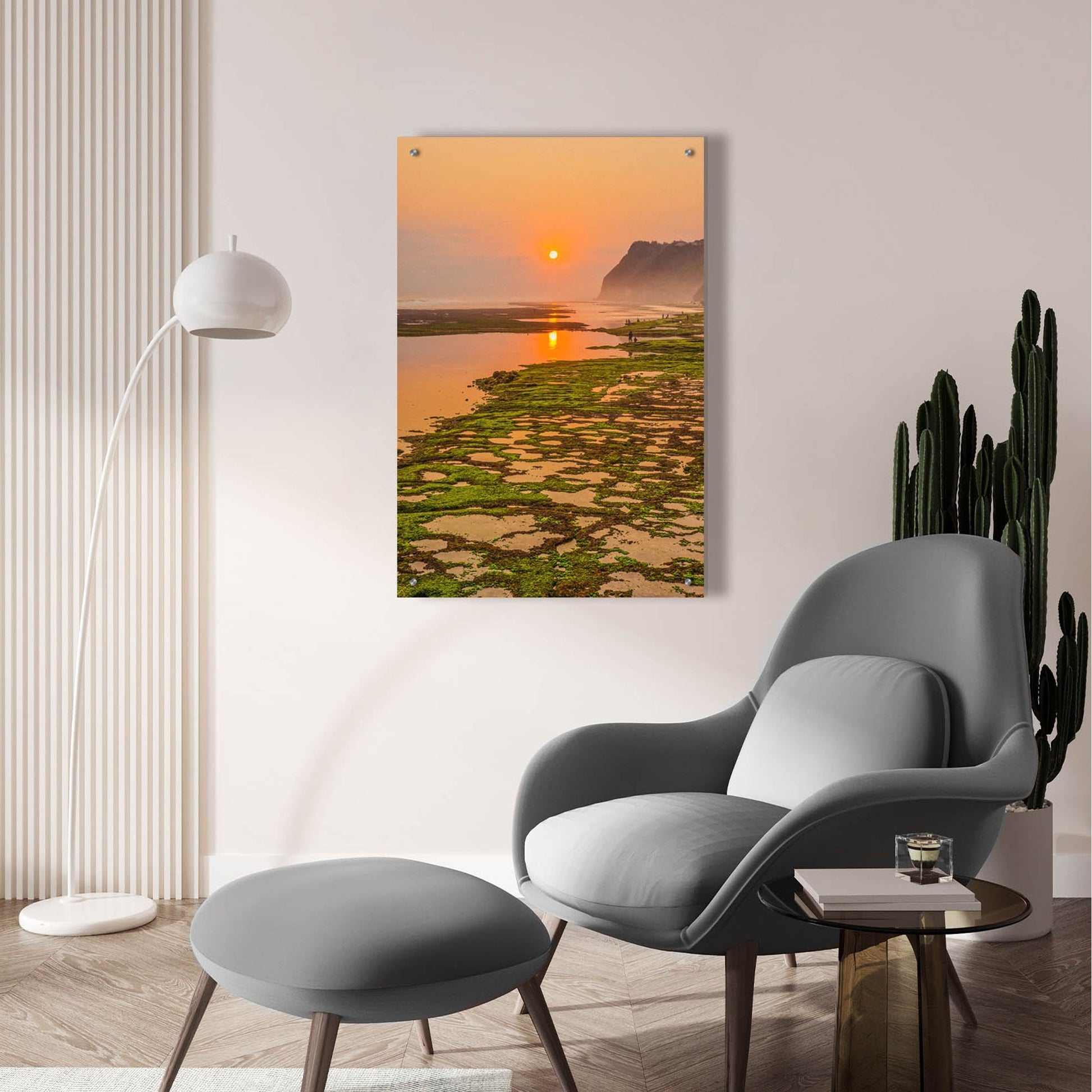 Epic Art 'Bali Sunset' by Mark A Paulda, Acrylic Glass Wall Art,24x36