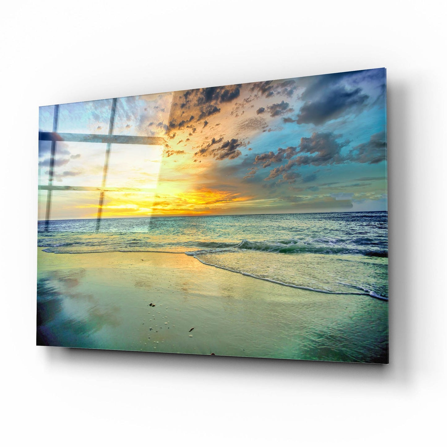 Epic Art 'Caribbean Epilogue' by Mark A Paulda, Acrylic Glass Wall Art,16x12