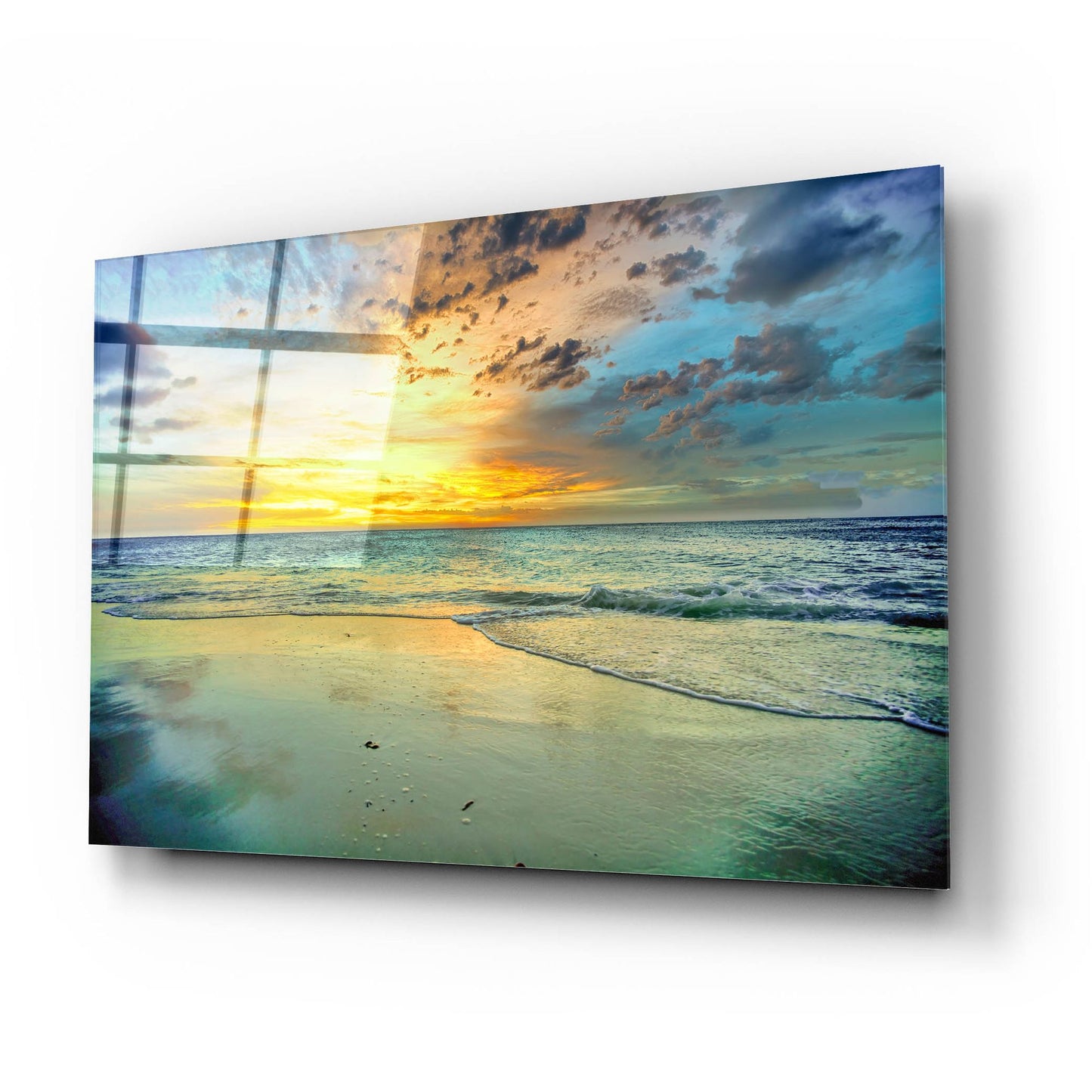 Epic Art 'Caribbean Epilogue' by Mark A Paulda, Acrylic Glass Wall Art,24x16