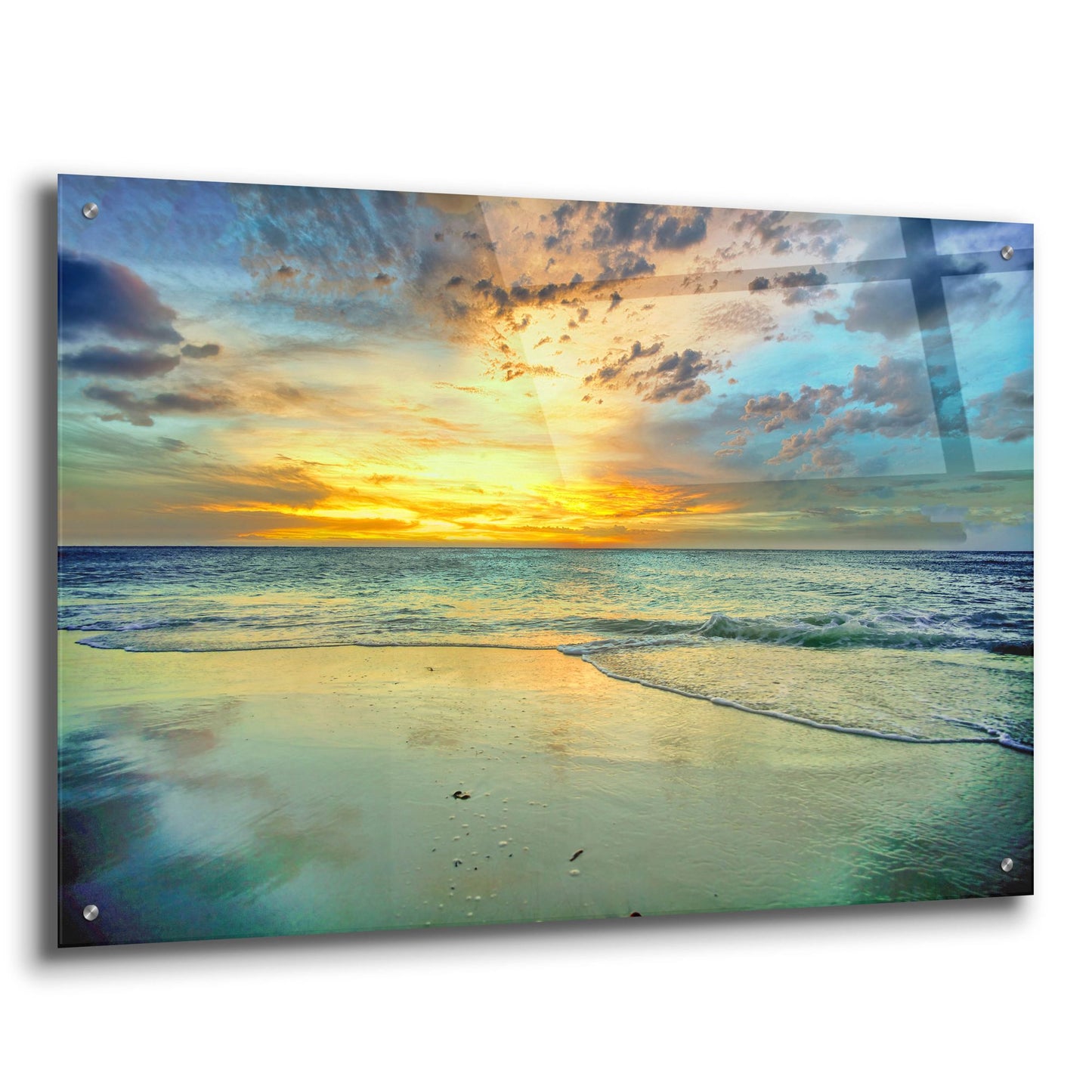 Epic Art 'Caribbean Epilogue' by Mark A Paulda, Acrylic Glass Wall Art,36x24