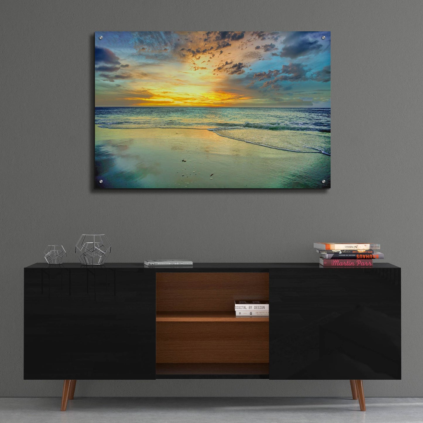 Epic Art 'Caribbean Epilogue' by Mark A Paulda, Acrylic Glass Wall Art,36x24