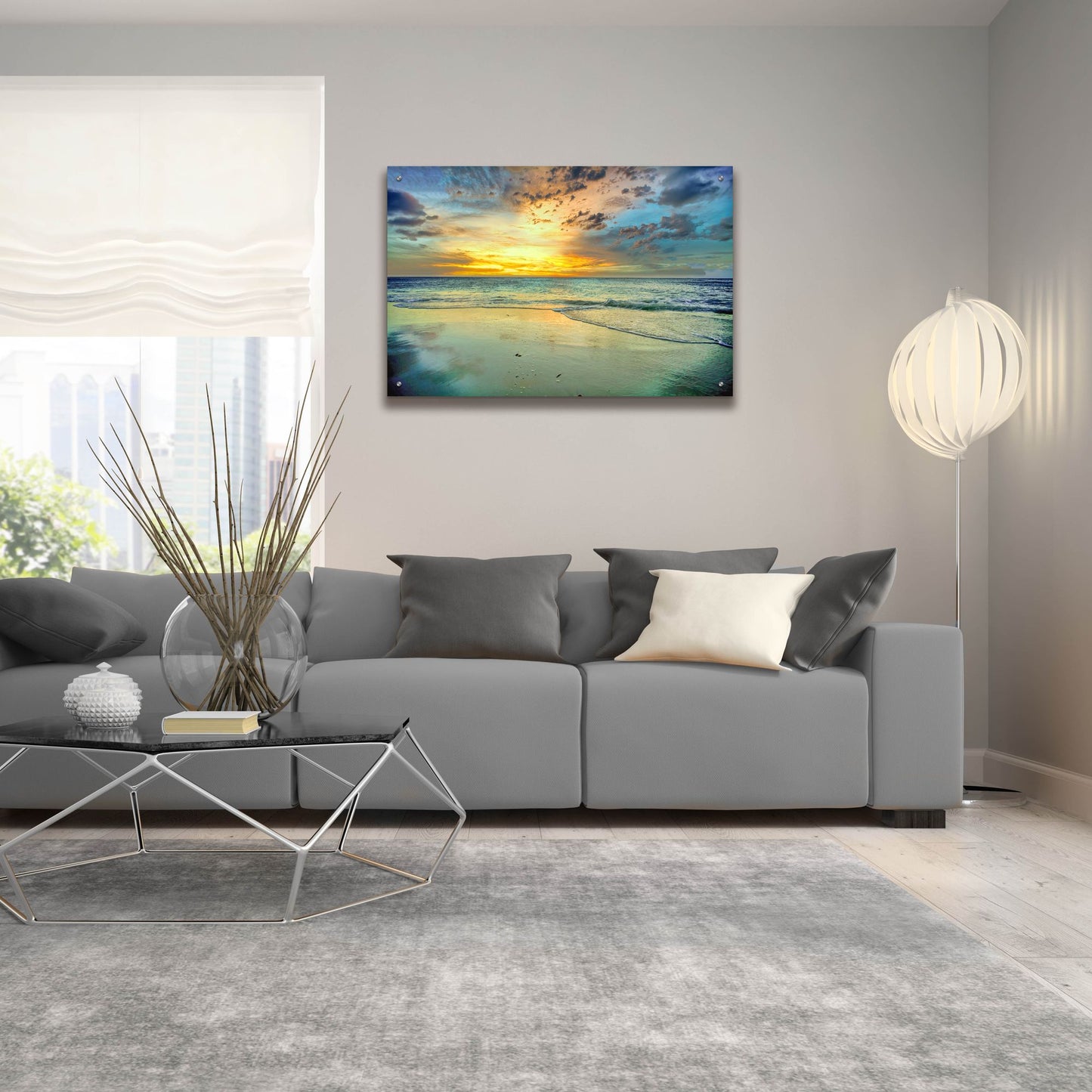 Epic Art 'Caribbean Epilogue' by Mark A Paulda, Acrylic Glass Wall Art,36x24