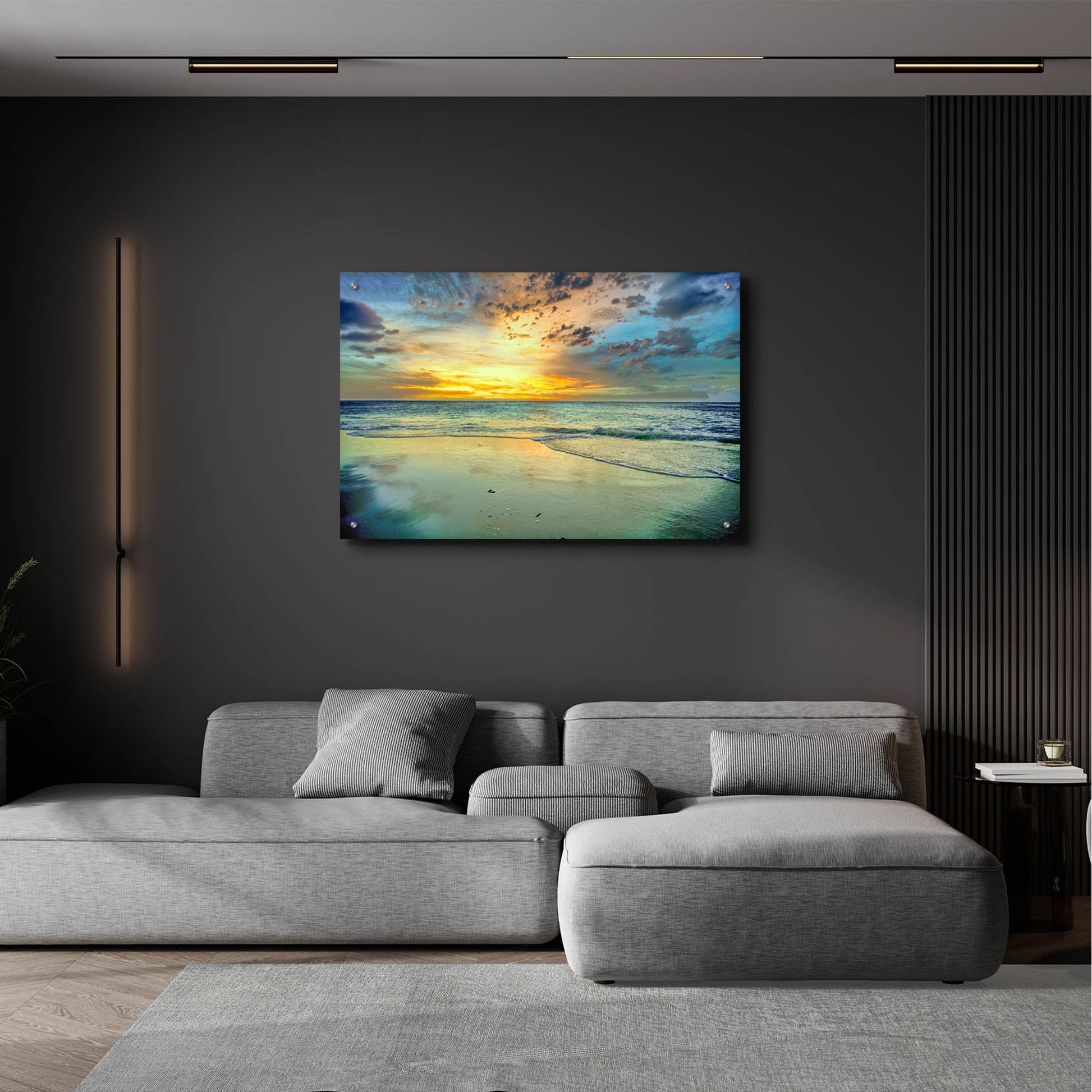 Epic Art 'Caribbean Epilogue' by Mark A Paulda, Acrylic Glass Wall Art,36x24