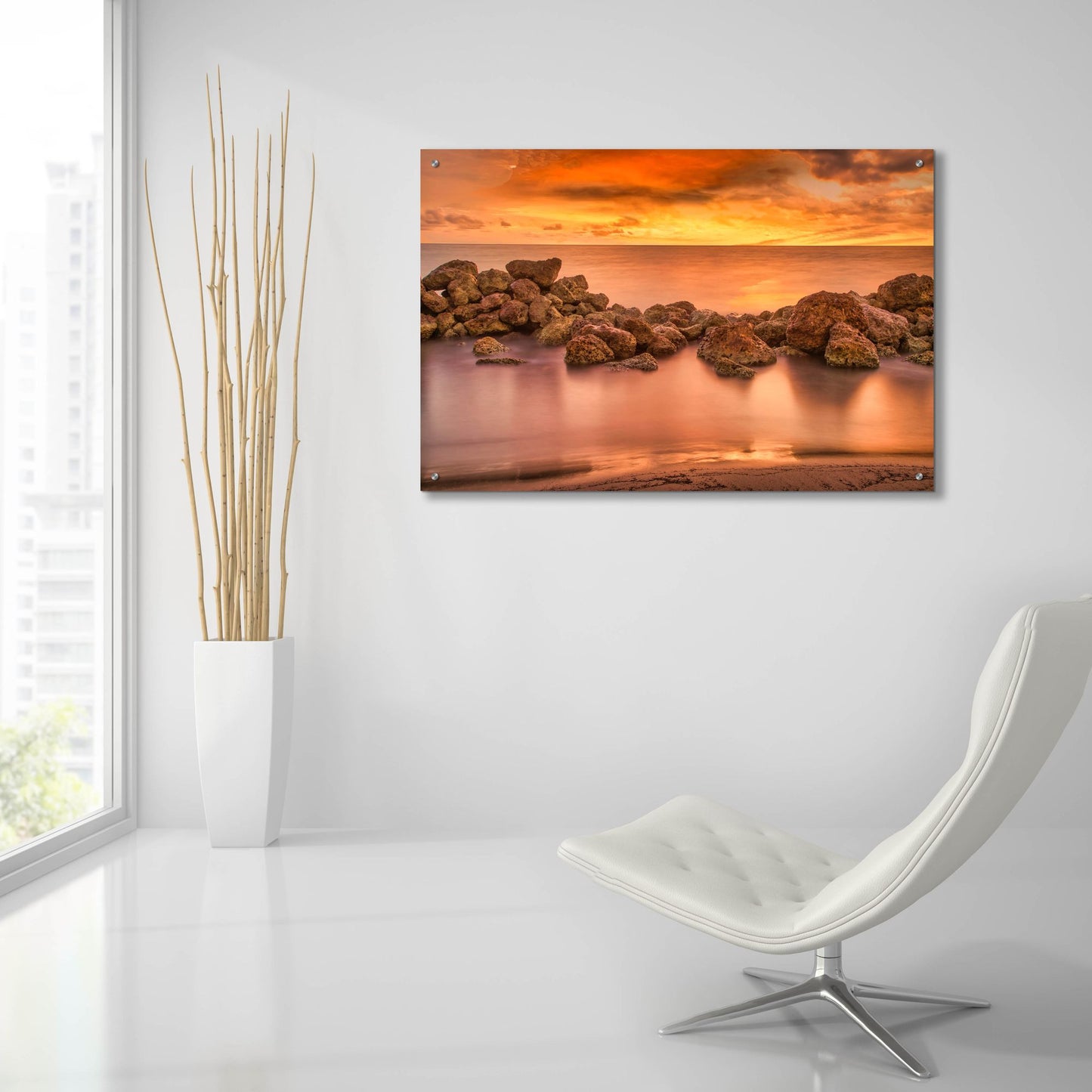 Epic Art 'Colombia Smooth Waters' by Mark A Paulda, Acrylic Glass Wall Art,36x24