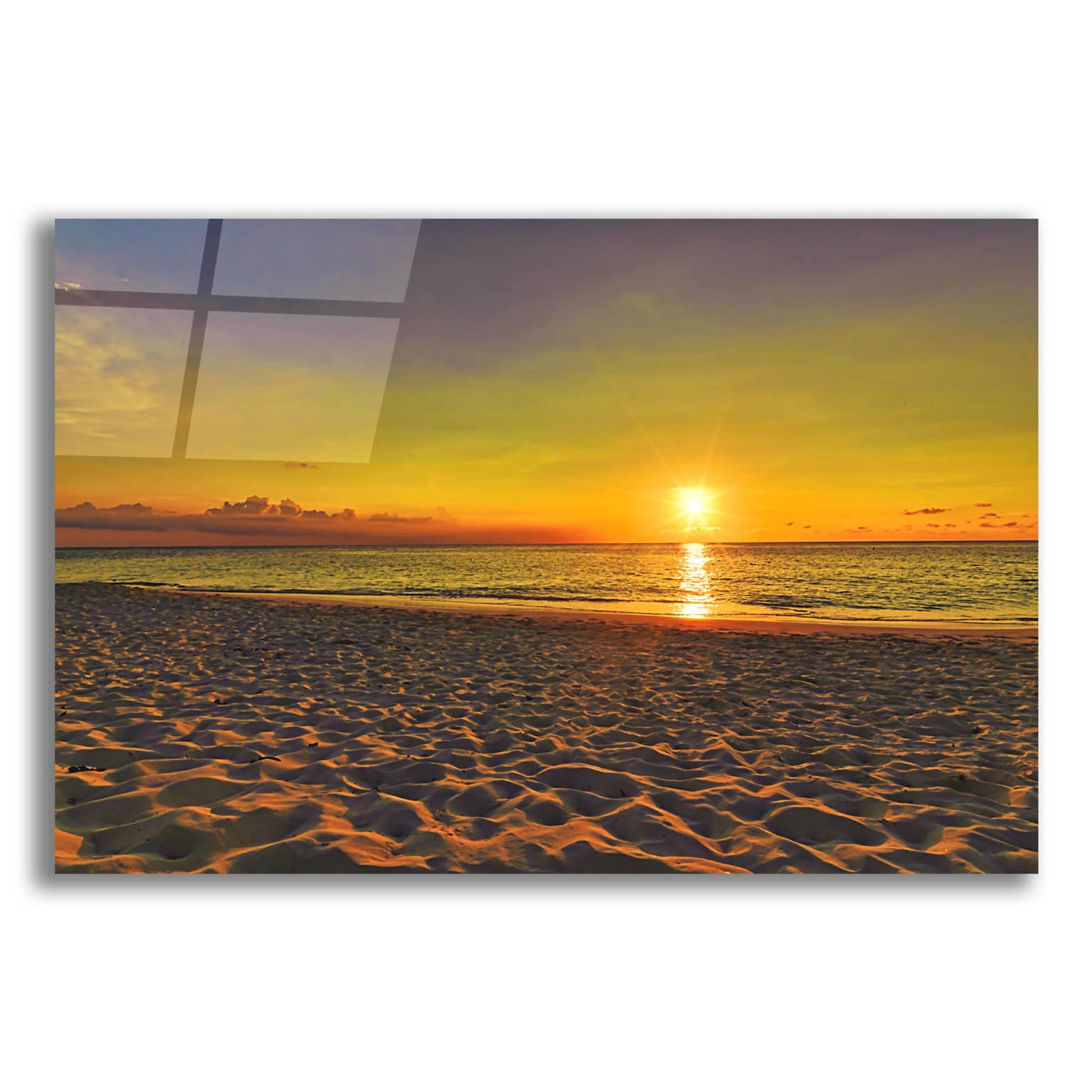 Epic Art 'Near The Horizon' by Mark A Paulda, Acrylic Glass Wall Art,24x16