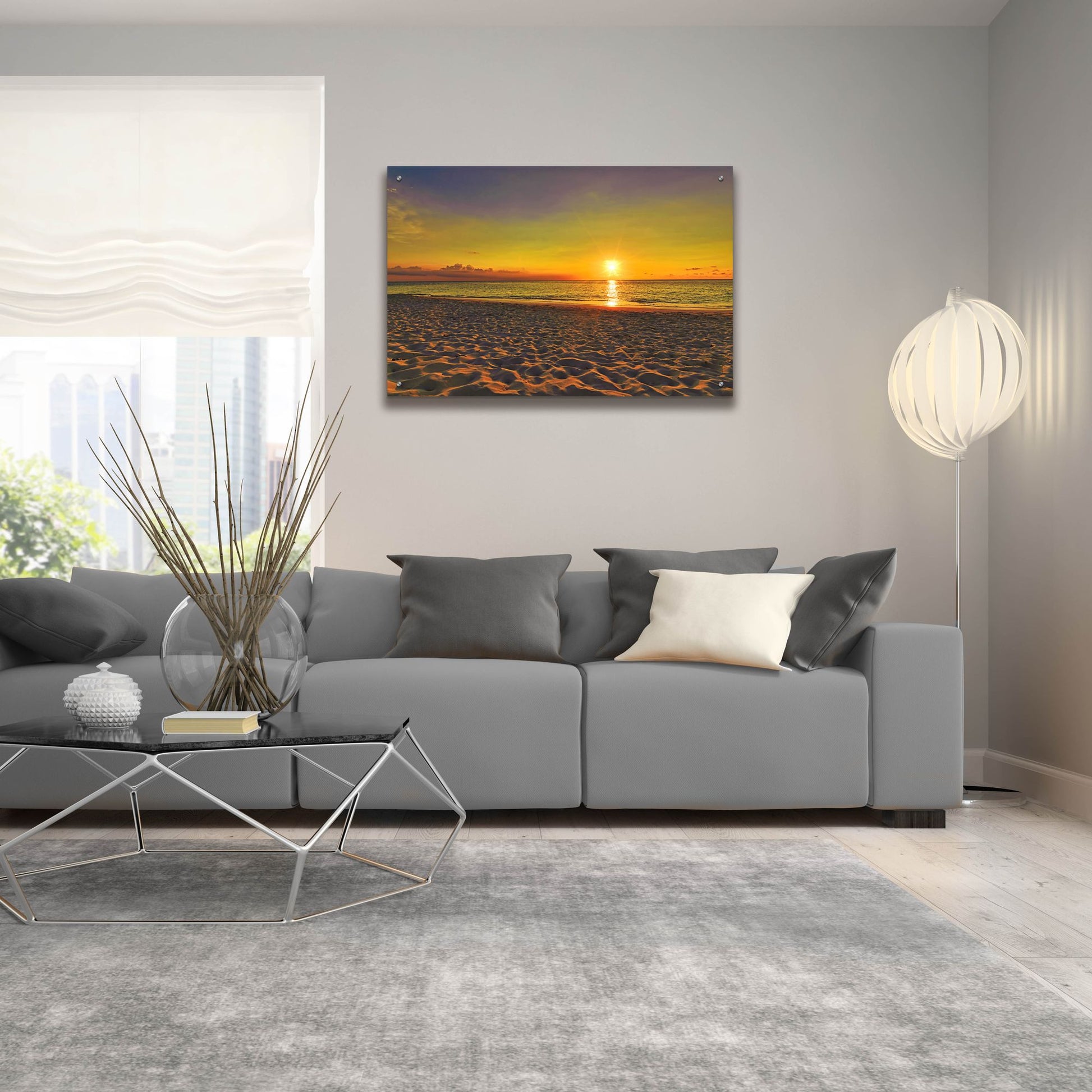 Epic Art 'Near The Horizon' by Mark A Paulda, Acrylic Glass Wall Art,36x24