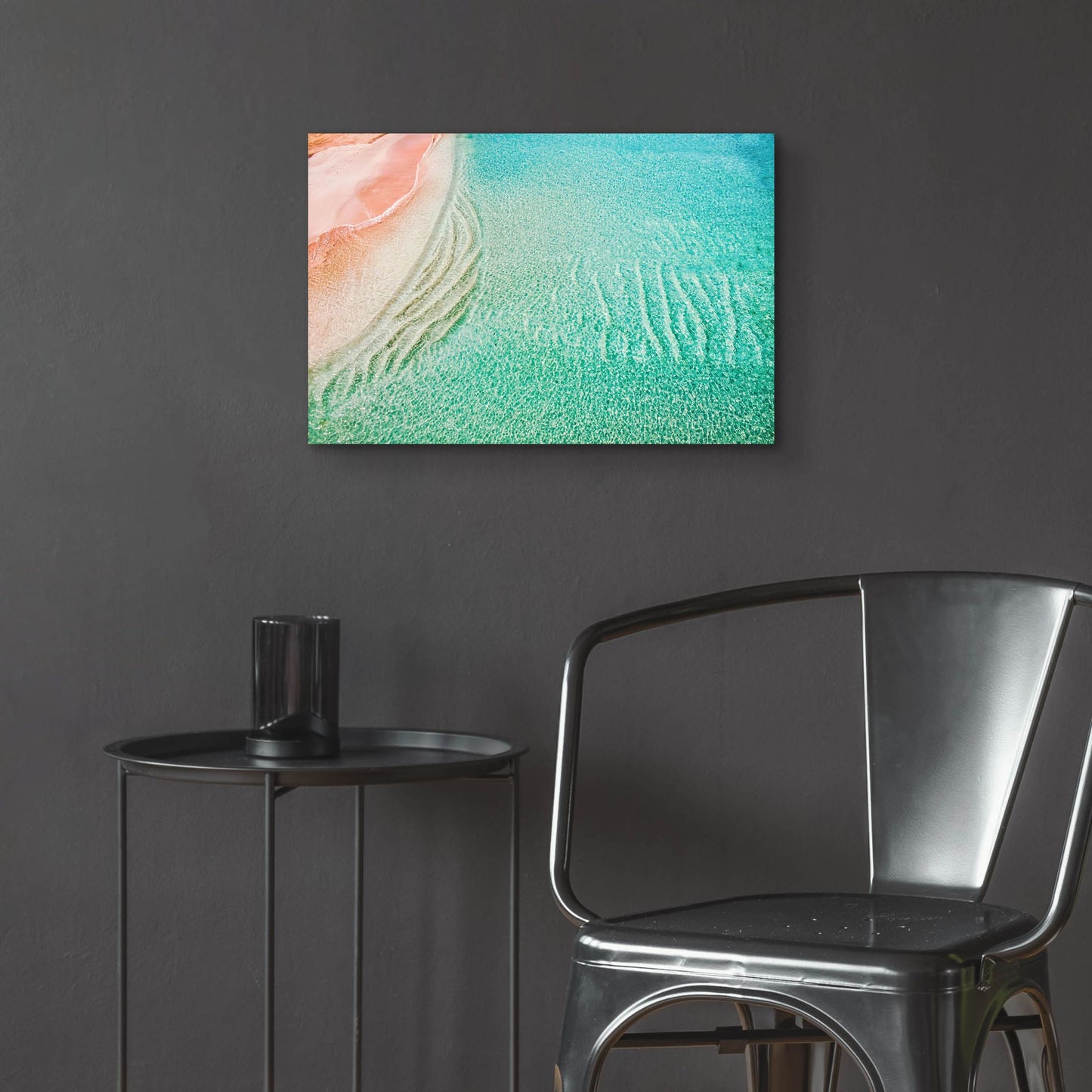 Epic Art 'Beach And Ocean 39' by Mark A Paulda, Acrylic Glass Wall Art,24x16