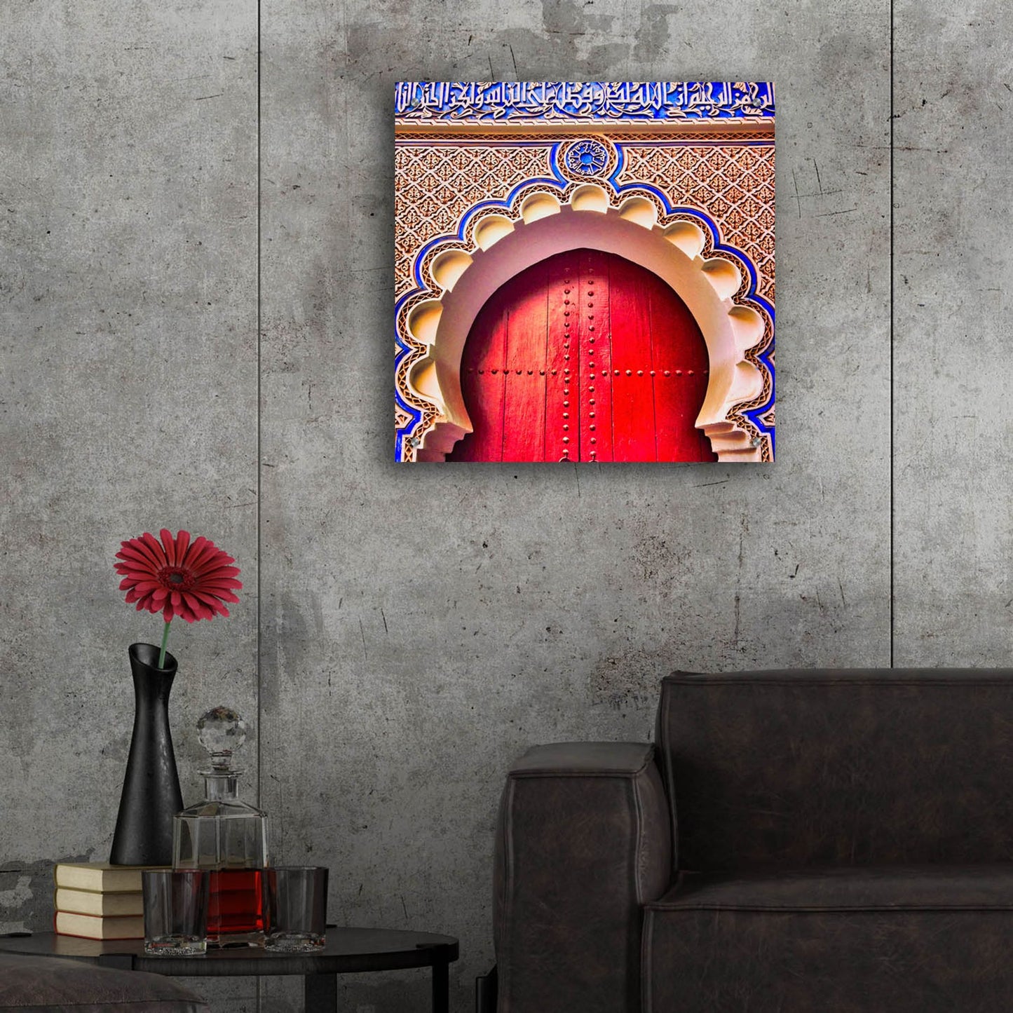 Epic Art 'Classic Moroccan Door' by Mark A Paulda, Acrylic Glass Wall Art,24x24