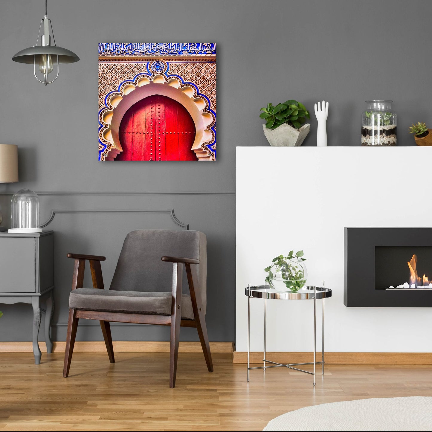 Epic Art 'Classic Moroccan Door' by Mark A Paulda, Acrylic Glass Wall Art,24x24