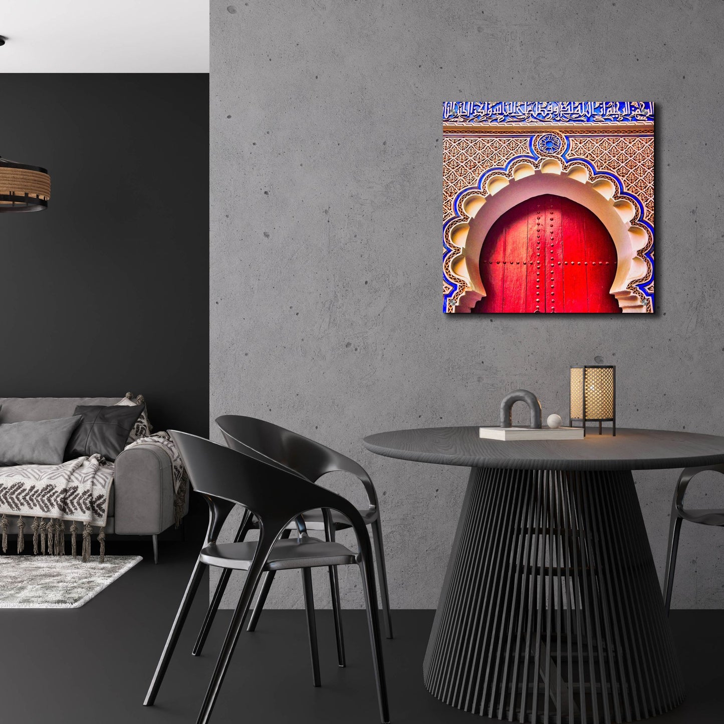 Epic Art 'Classic Moroccan Door' by Mark A Paulda, Acrylic Glass Wall Art,24x24