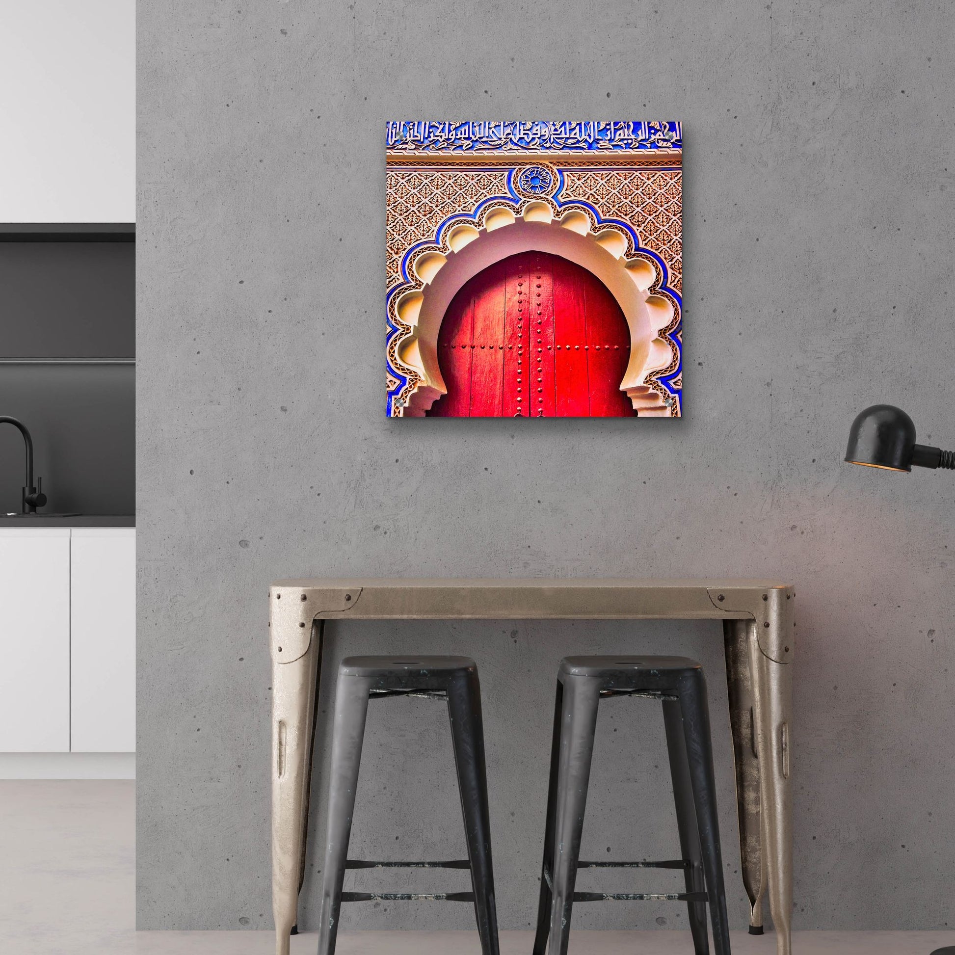 Epic Art 'Classic Moroccan Door' by Mark A Paulda, Acrylic Glass Wall Art,24x24