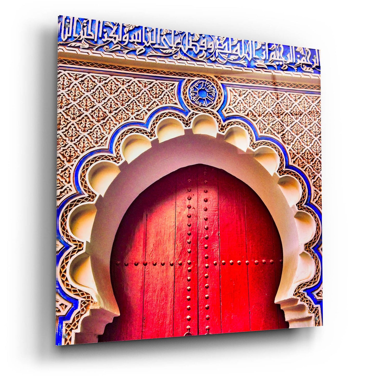 Epic Art 'Classic Moroccan Door' by Mark A Paulda, Acrylic Glass Wall Art,36x36