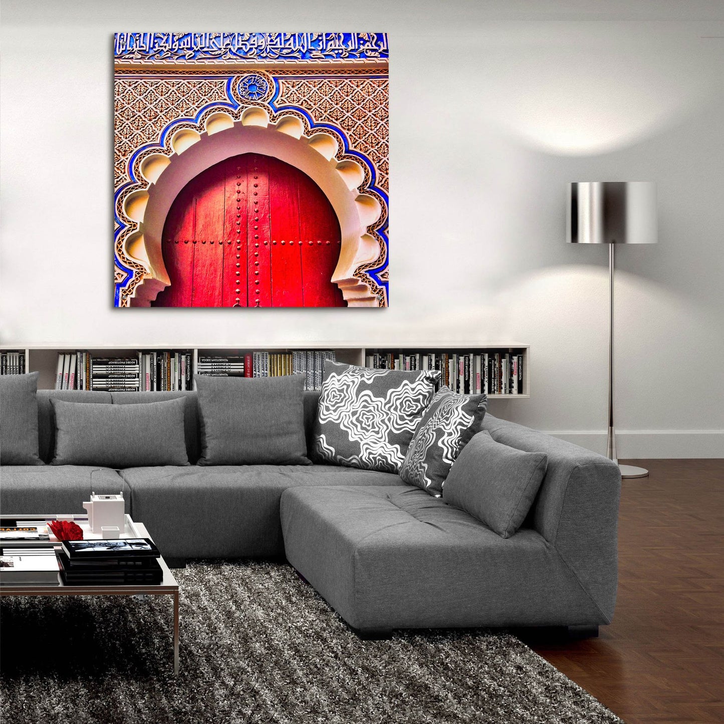 Epic Art 'Classic Moroccan Door' by Mark A Paulda, Acrylic Glass Wall Art,36x36