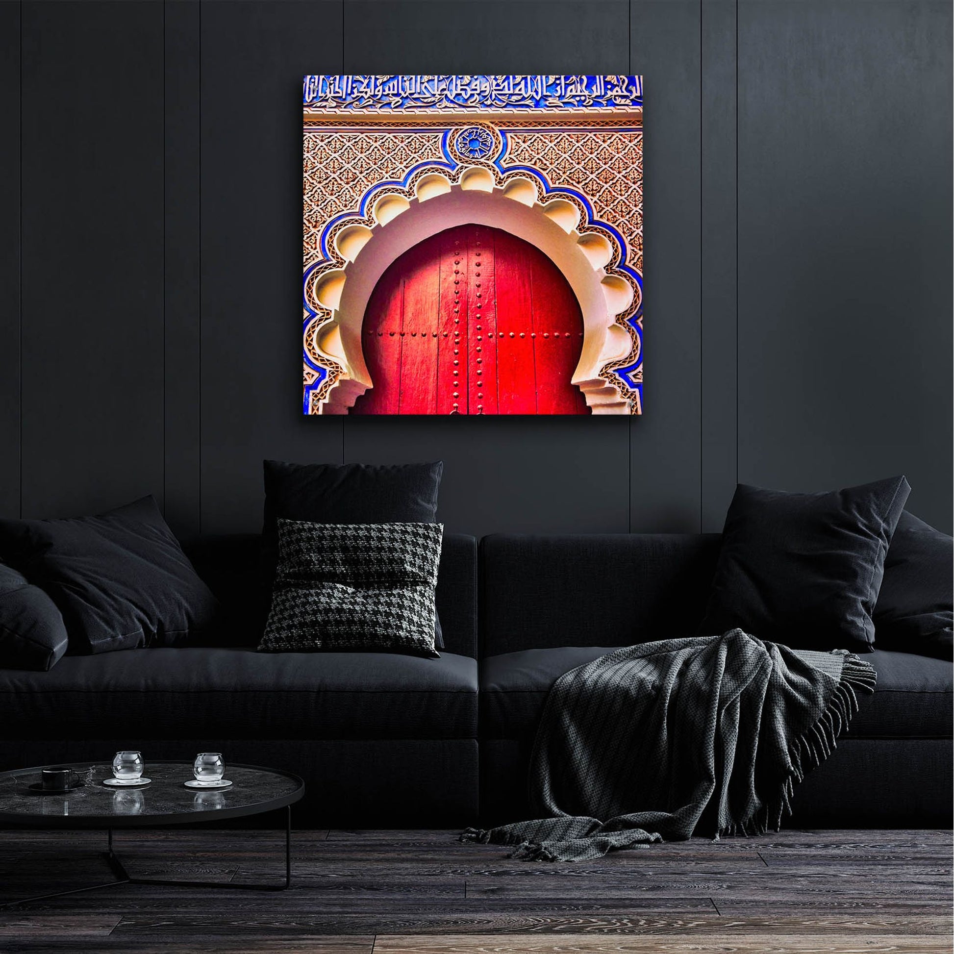 Epic Art 'Classic Moroccan Door' by Mark A Paulda, Acrylic Glass Wall Art,36x36