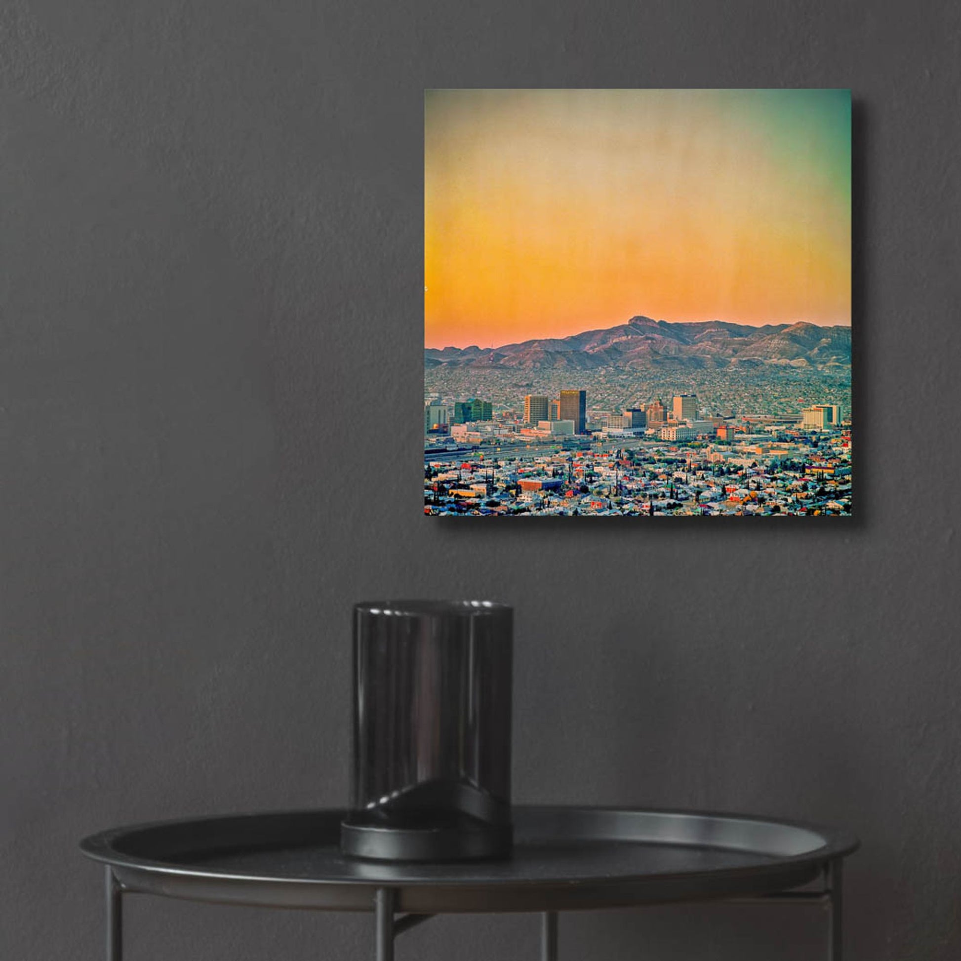 Epic Art 'El Paso Sunrise' by Mark A Paulda, Acrylic Glass Wall Art,12x12