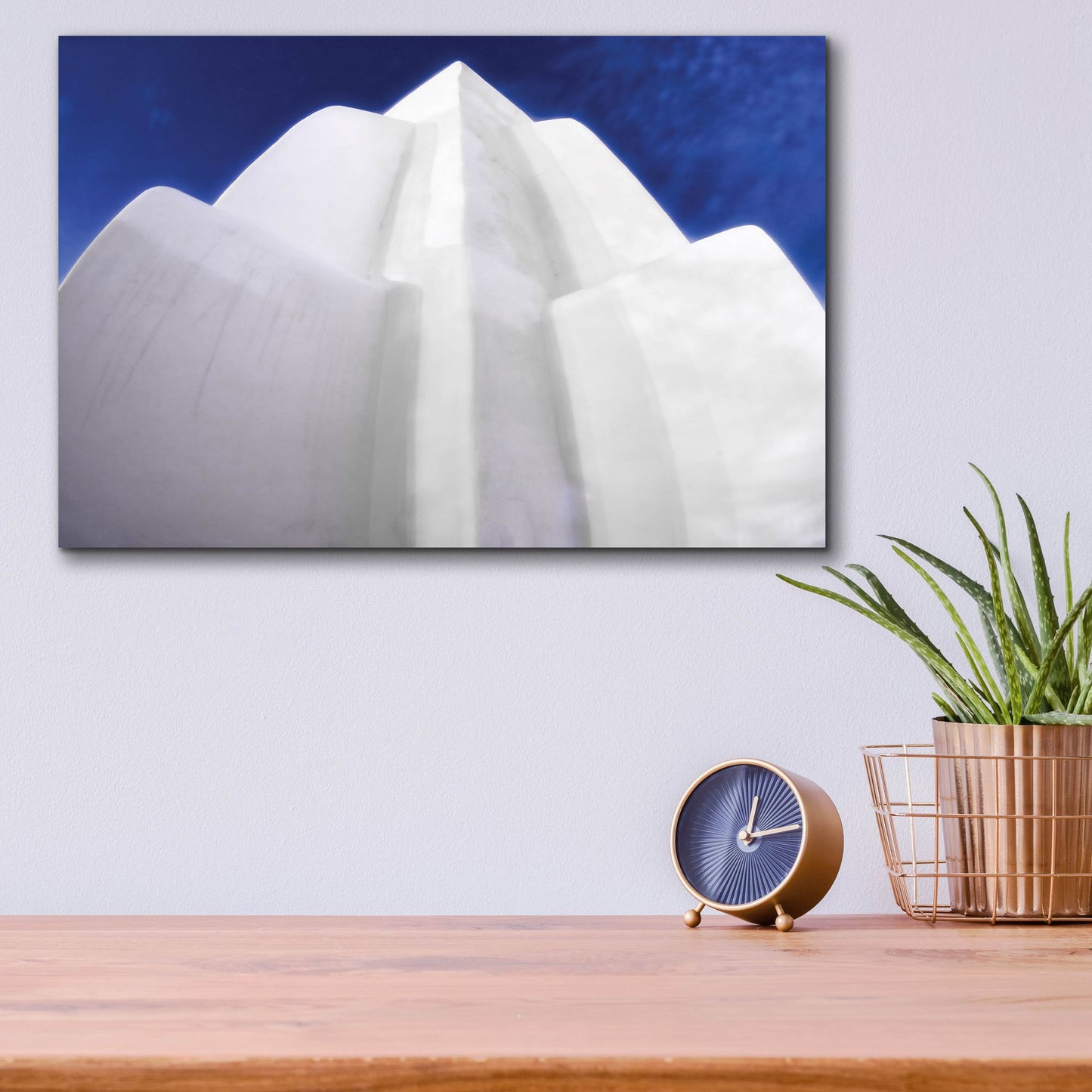 Epic Art 'San Elizario Mission' by Mark A Paulda, Acrylic Glass Wall Art,16x12