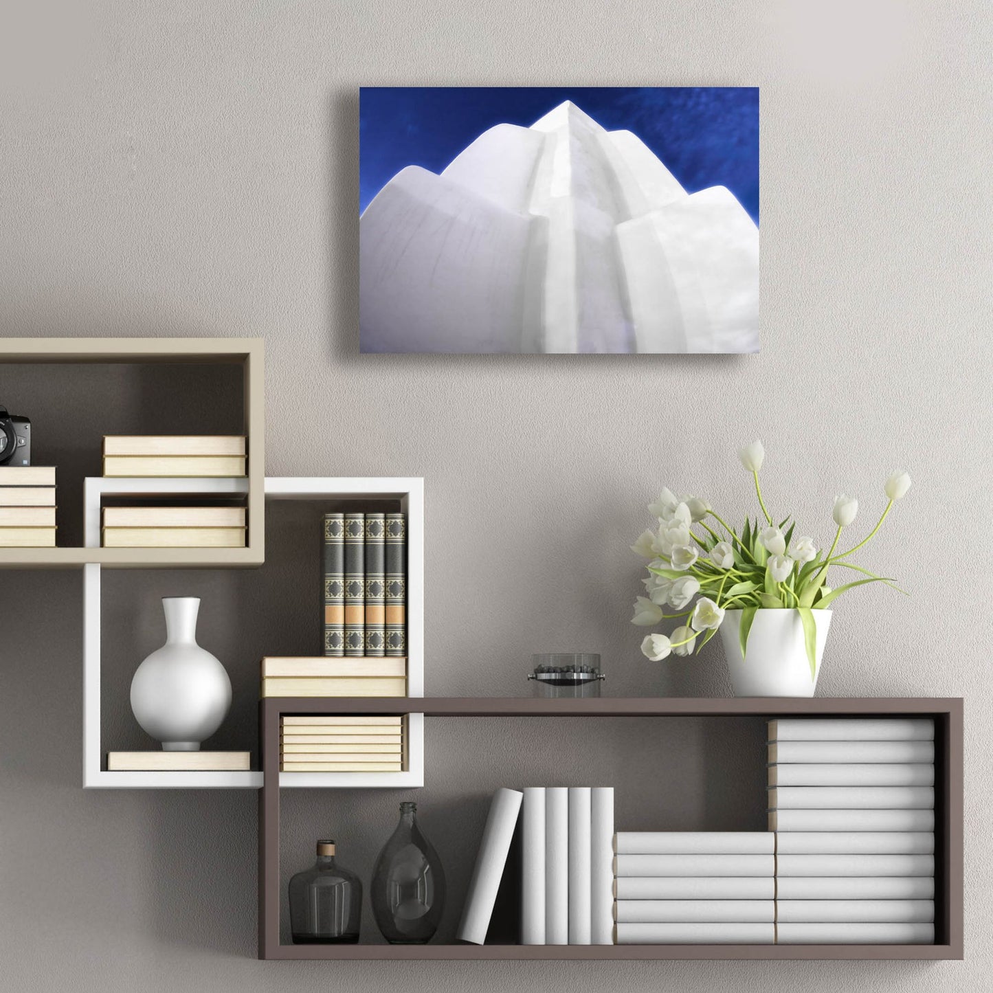 Epic Art 'San Elizario Mission' by Mark A Paulda, Acrylic Glass Wall Art,24x16