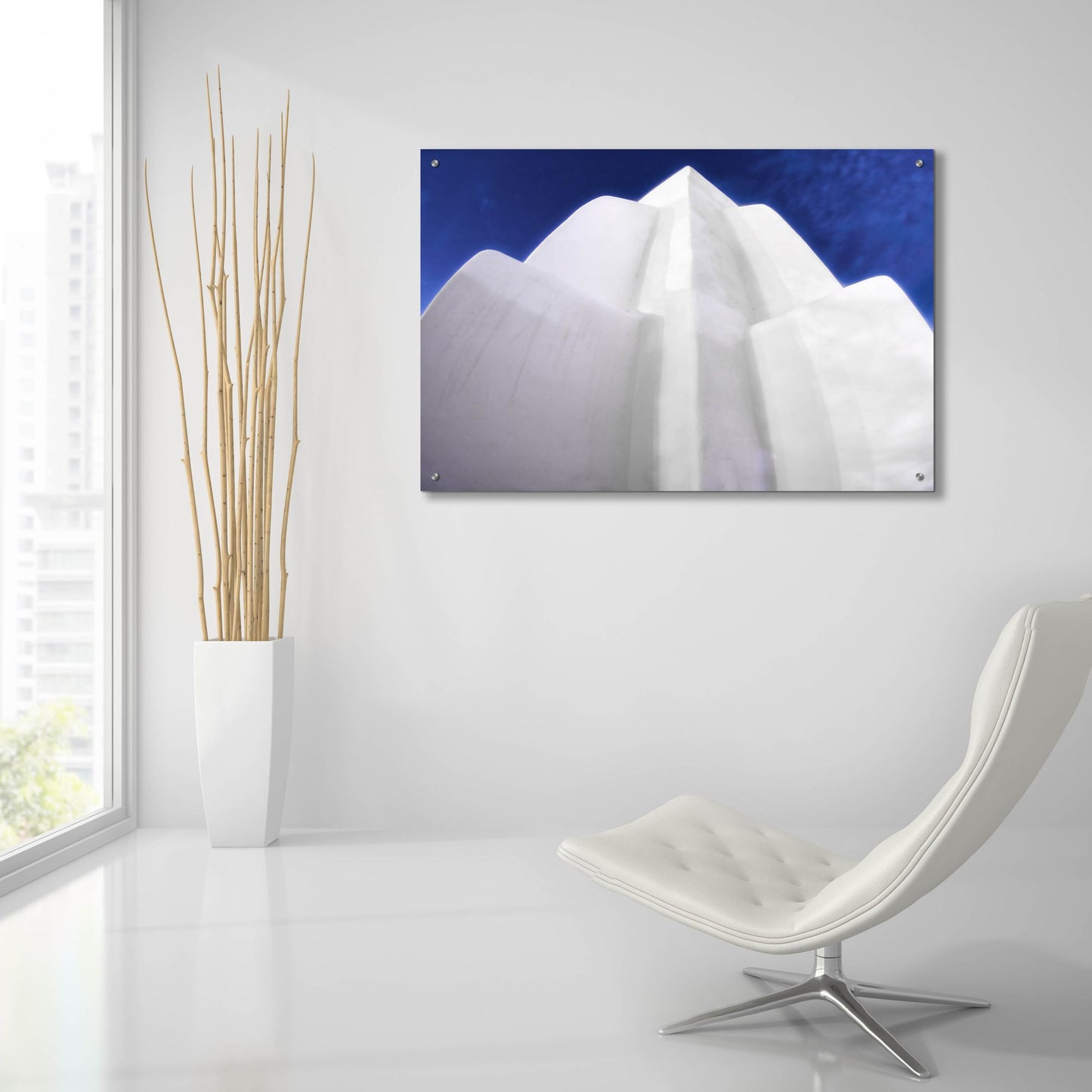 Epic Art 'San Elizario Mission' by Mark A Paulda, Acrylic Glass Wall Art,36x24