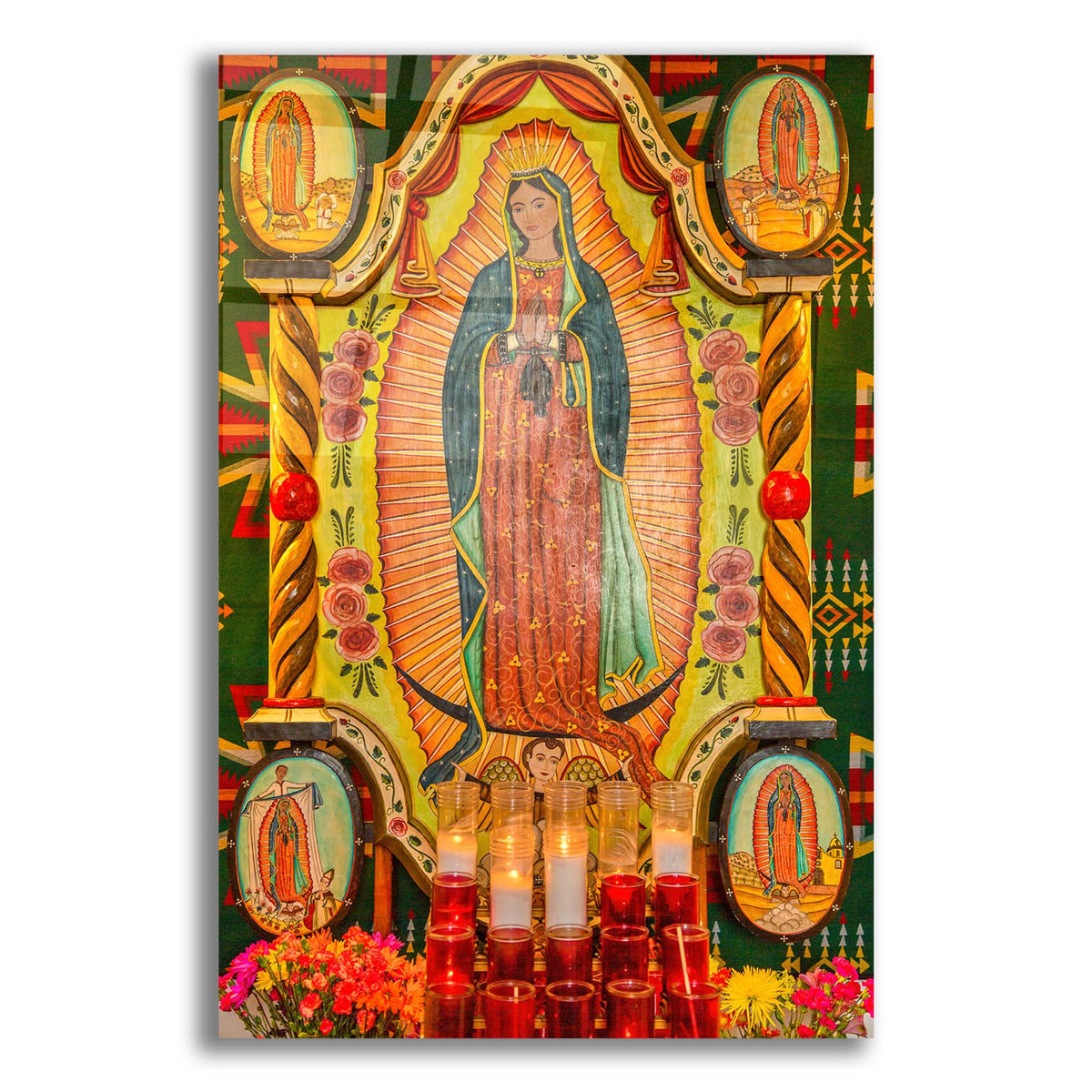 Epic Art 'Ysleta Madonna' by Mark A Paulda, Acrylic Glass Wall Art