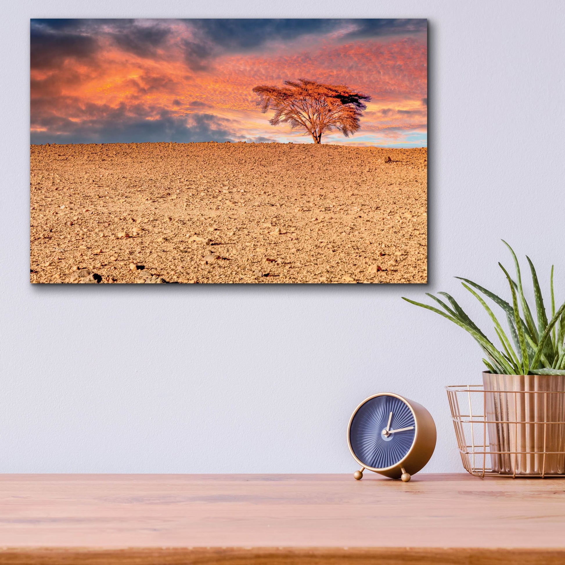 Epic Art 'Sahara Desert Beauty' by Mark A Paulda, Acrylic Glass Wall Art,16x12