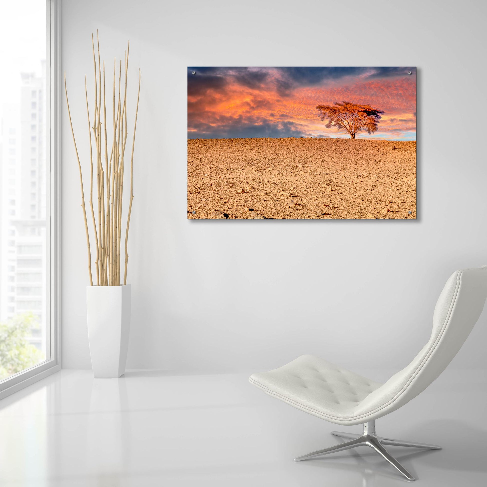 Epic Art 'Sahara Desert Beauty' by Mark A Paulda, Acrylic Glass Wall Art,36x24