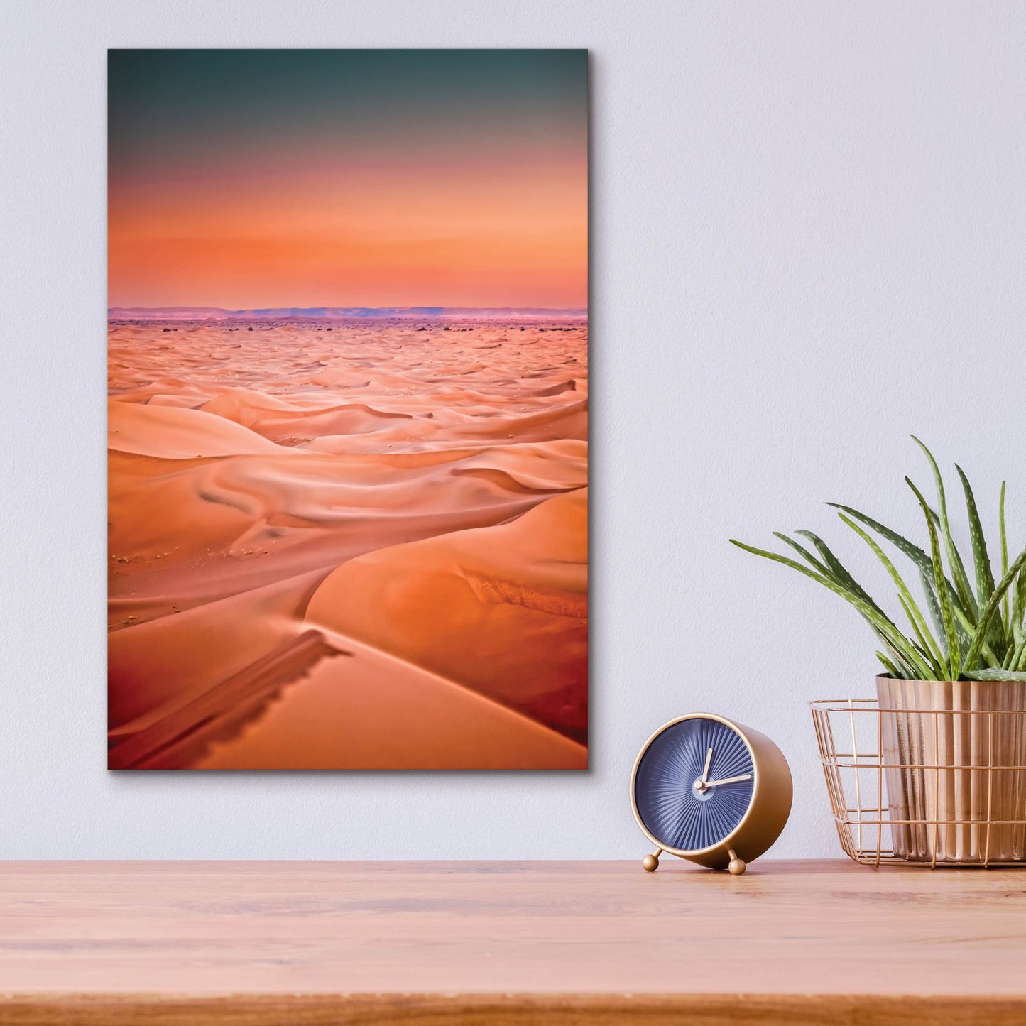 Epic Art 'Serenity In The Sahara' by Mark A Paulda, Acrylic Glass Wall Art,12x16