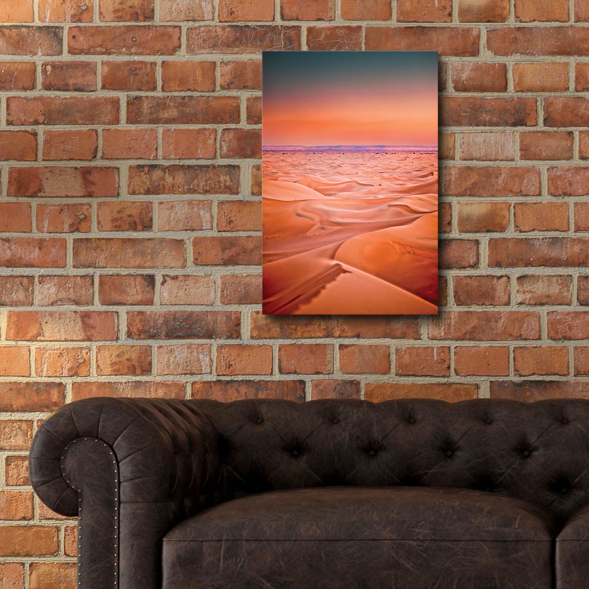 Epic Art 'Serenity In The Sahara' by Mark A Paulda, Acrylic Glass Wall Art,16x24