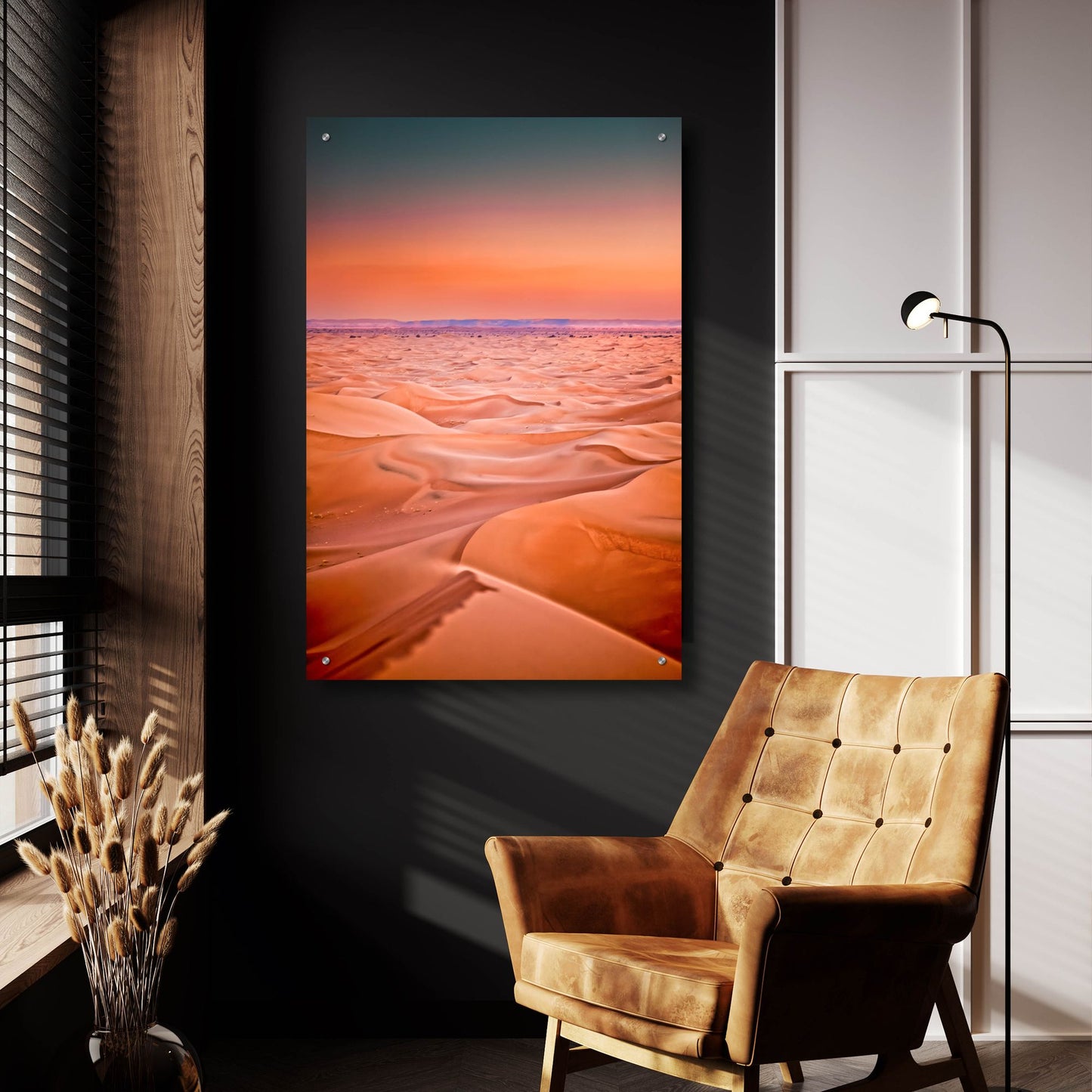 Epic Art 'Serenity In The Sahara' by Mark A Paulda, Acrylic Glass Wall Art,24x36