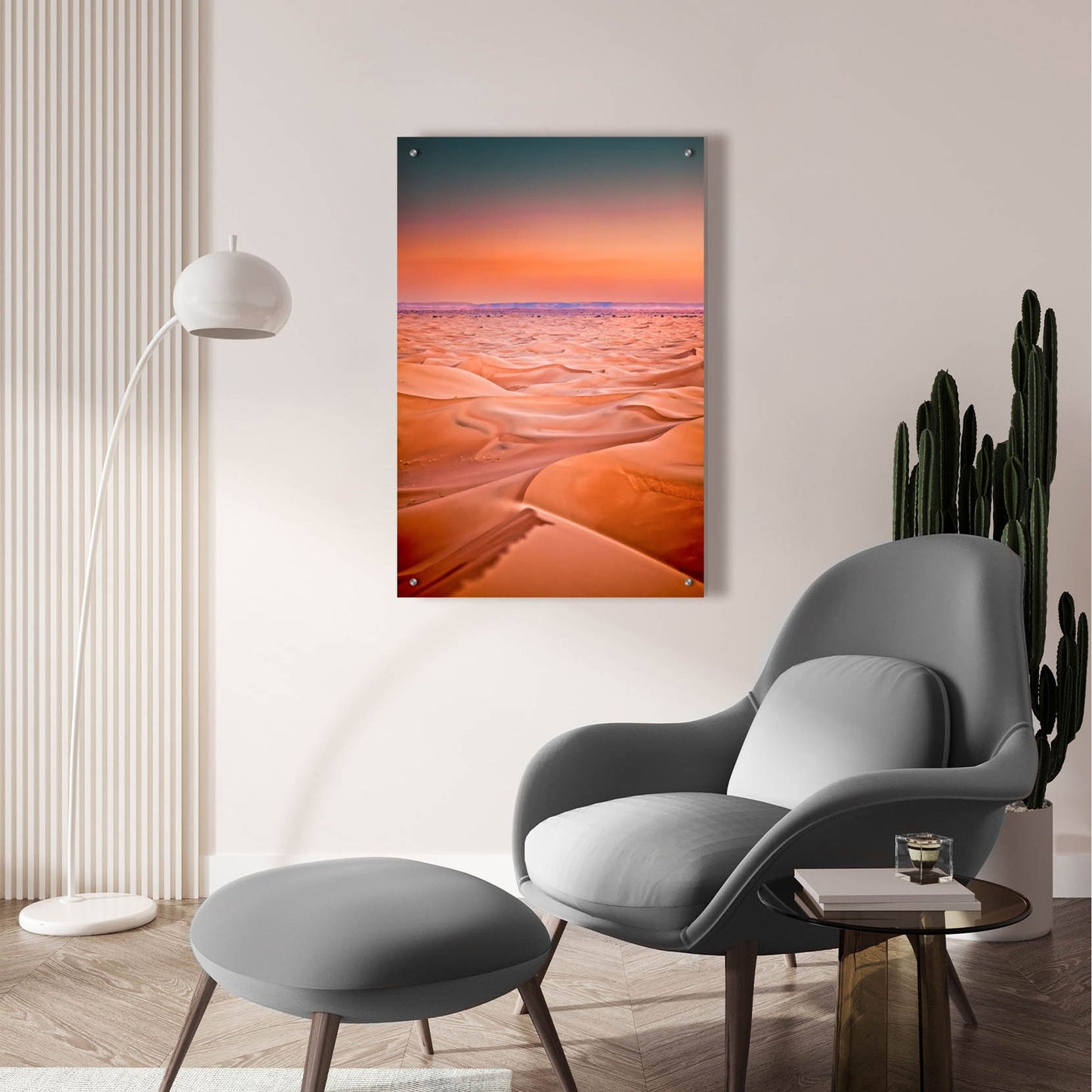 Epic Art 'Serenity In The Sahara' by Mark A Paulda, Acrylic Glass Wall Art,24x36