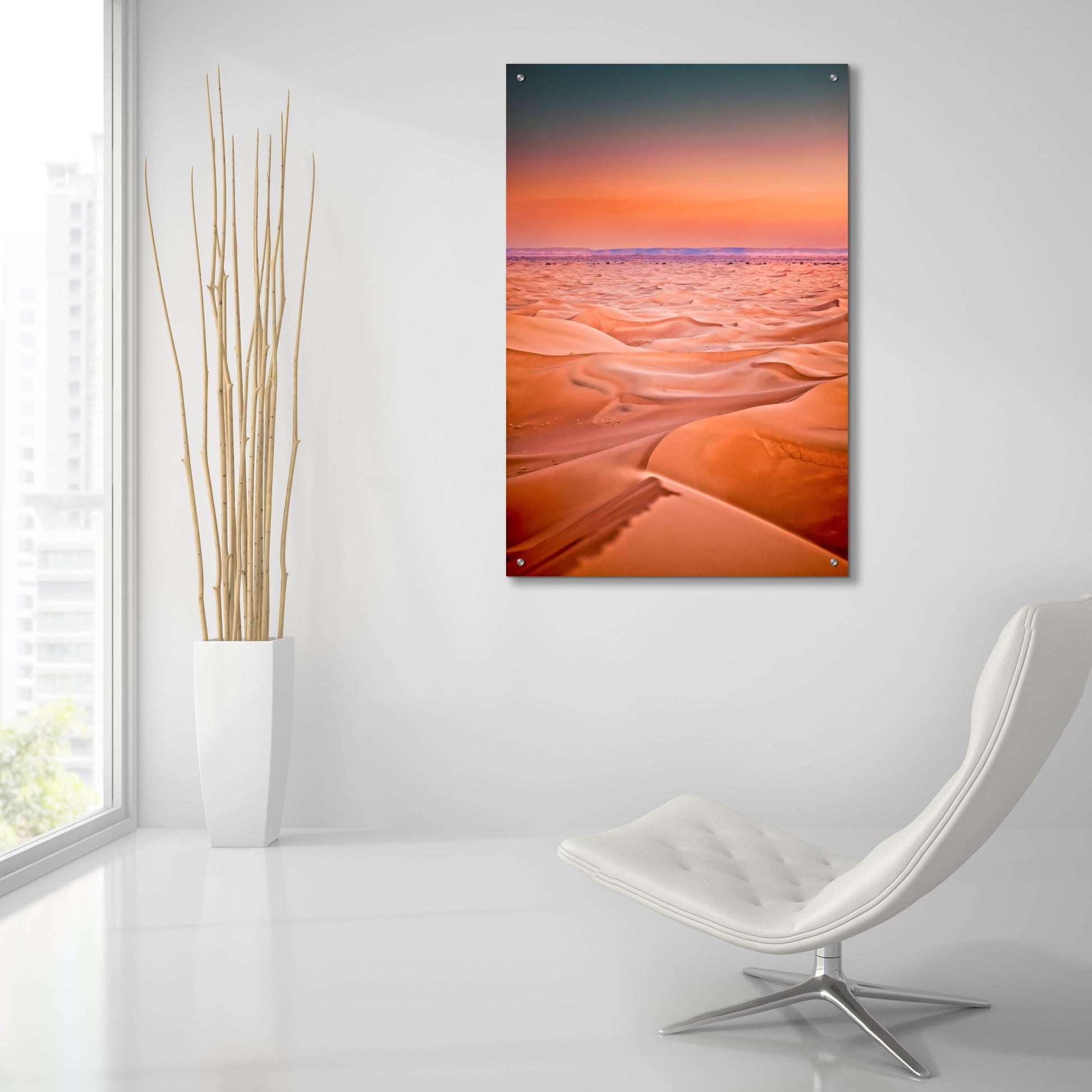 Epic Art 'Serenity In The Sahara' by Mark A Paulda, Acrylic Glass Wall Art,24x36