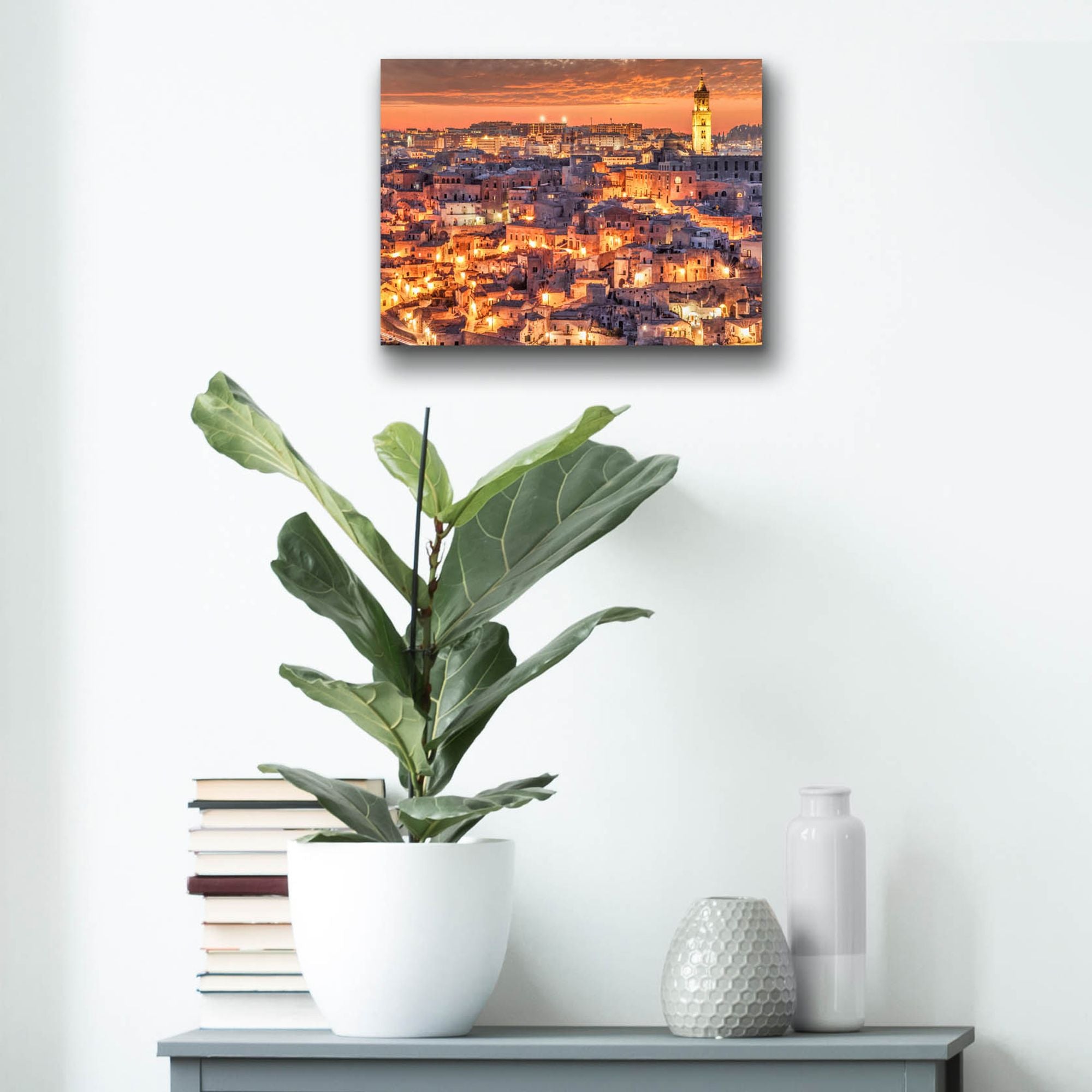 Epic Art 'Matera Italy Sunset' by Mark A Paulda, Acrylic Glass