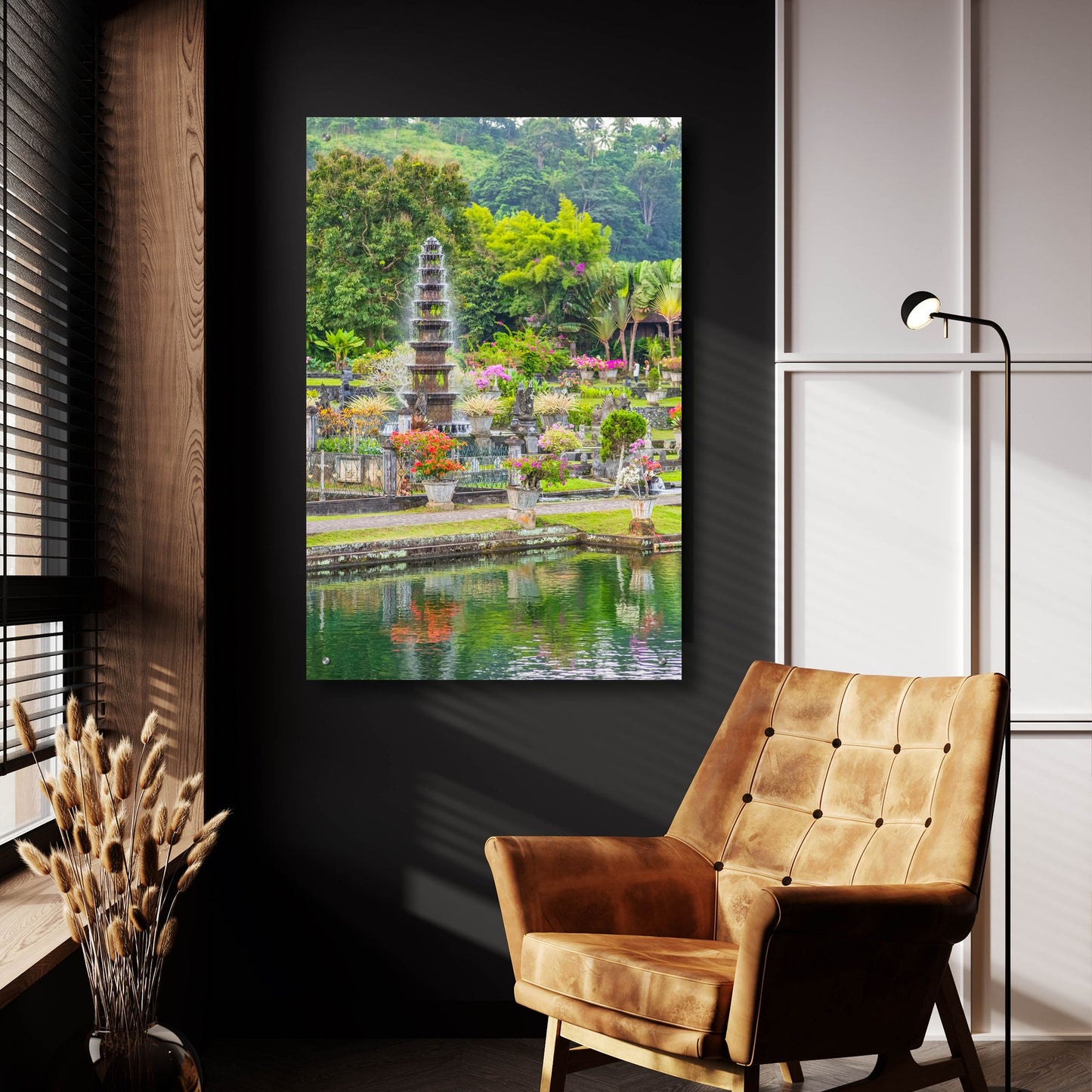 Epic Art 'Ujung Water Palace' by Mark A Paulda, Acrylic Glass Wall Art,24x36